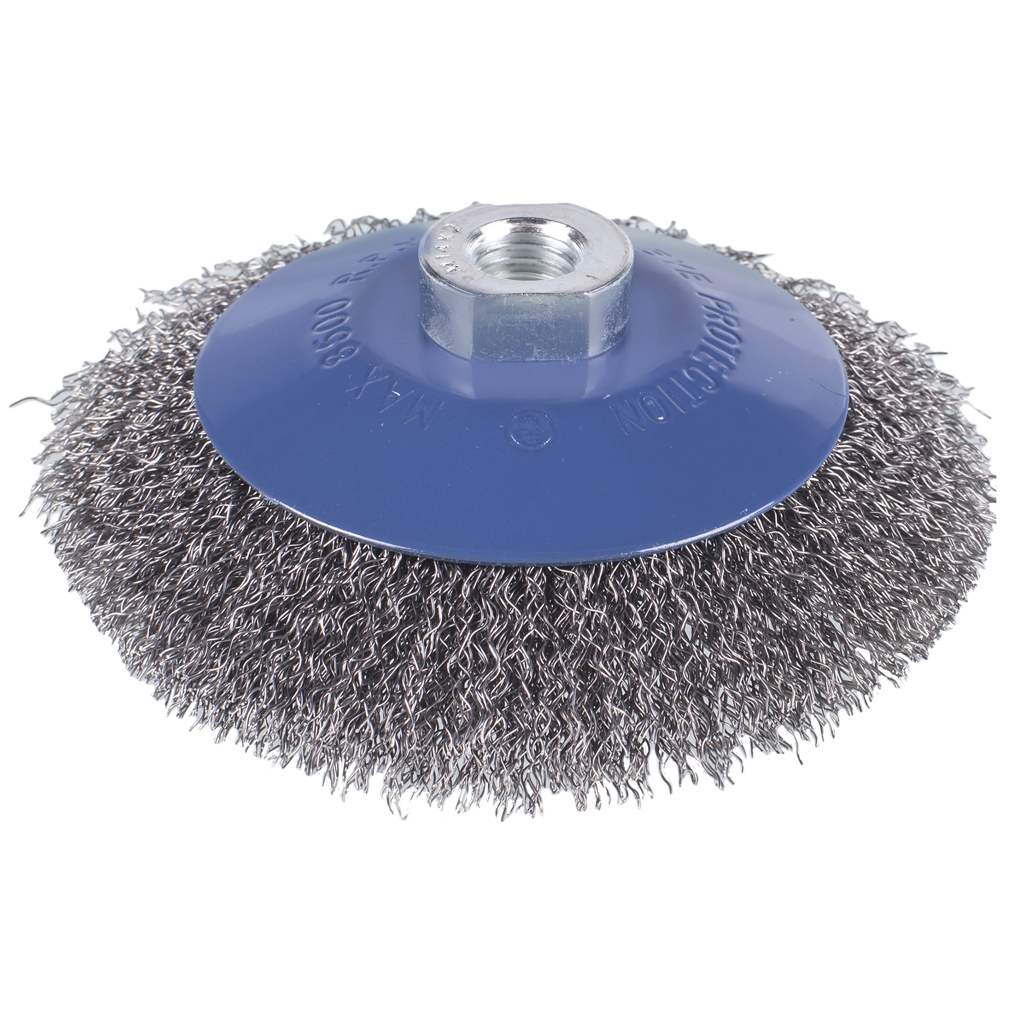 Изображение товара Дисковая металлическая щетка Dexter 125 мм для УШМ резьбовое M14