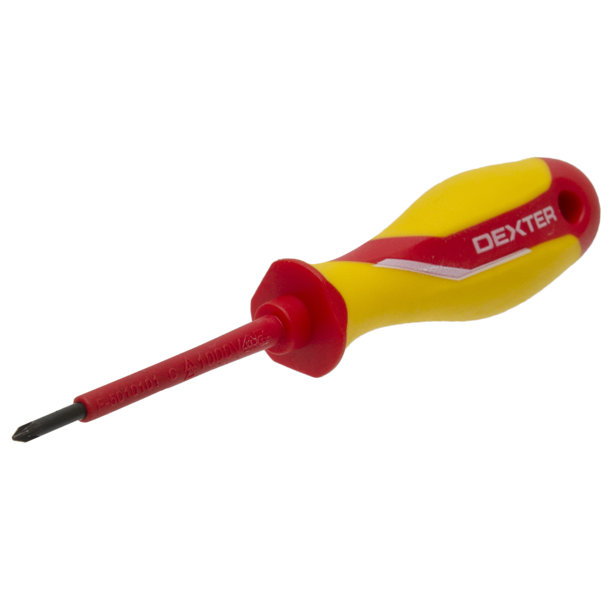 Изображение товара Отвёртка диэлектрическая Dexter PZ0x60 мм для электромонтажных работ
