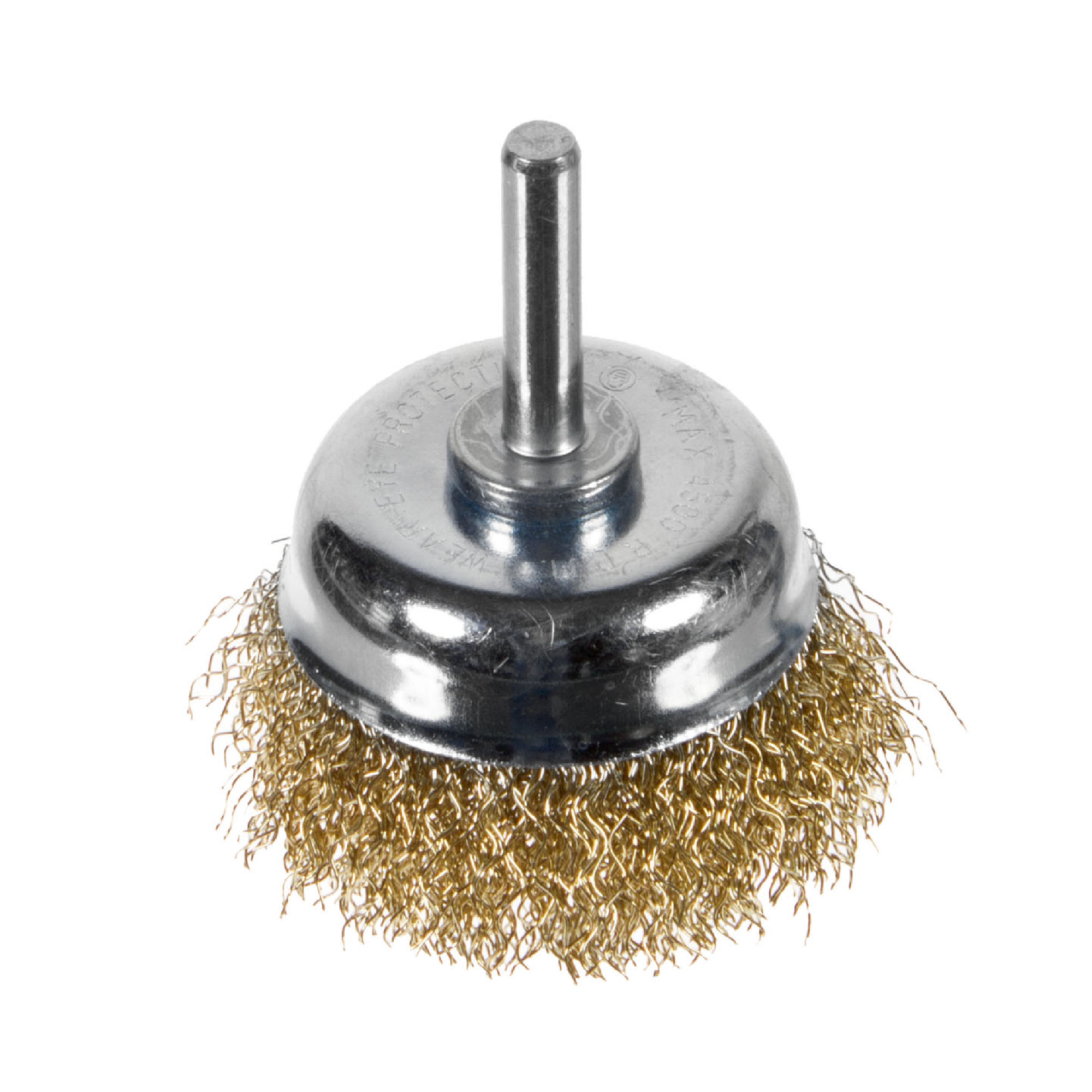 Изображение товара Щетка для дрели чашечная Dexter 50 мм латунированная сталь