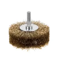 Изображение товара Щетка для дрели дисковая Dexter 80 мм латунная стальная для очистки металла