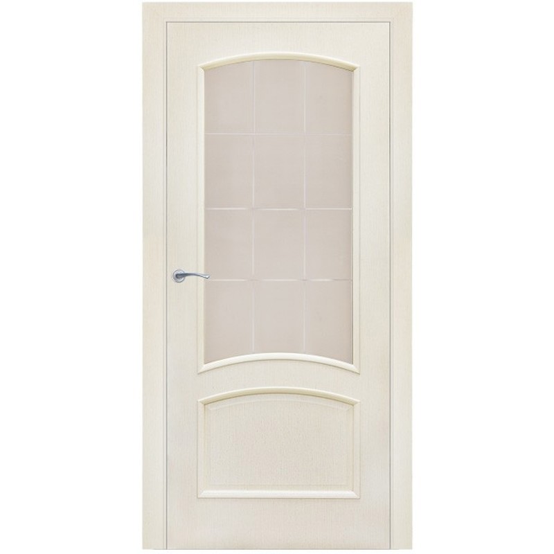 Изображение товара Дверь межкомнатная остеклённая Bravo 80x200 см, ламинация, цвет меланж