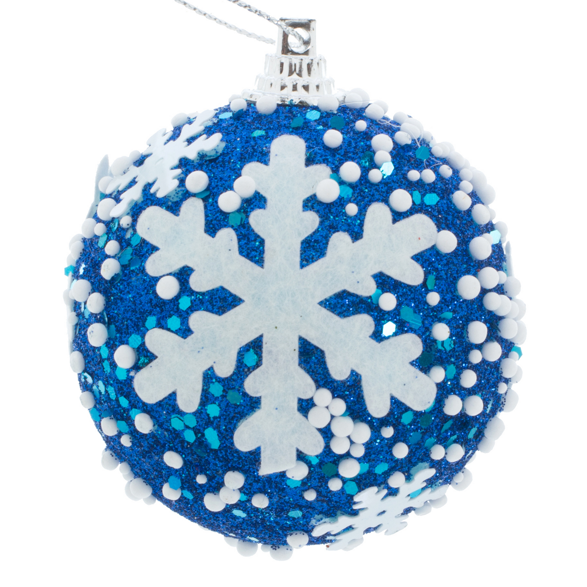 Изображение товара Шар ёлочный «Снежинка» 6 см