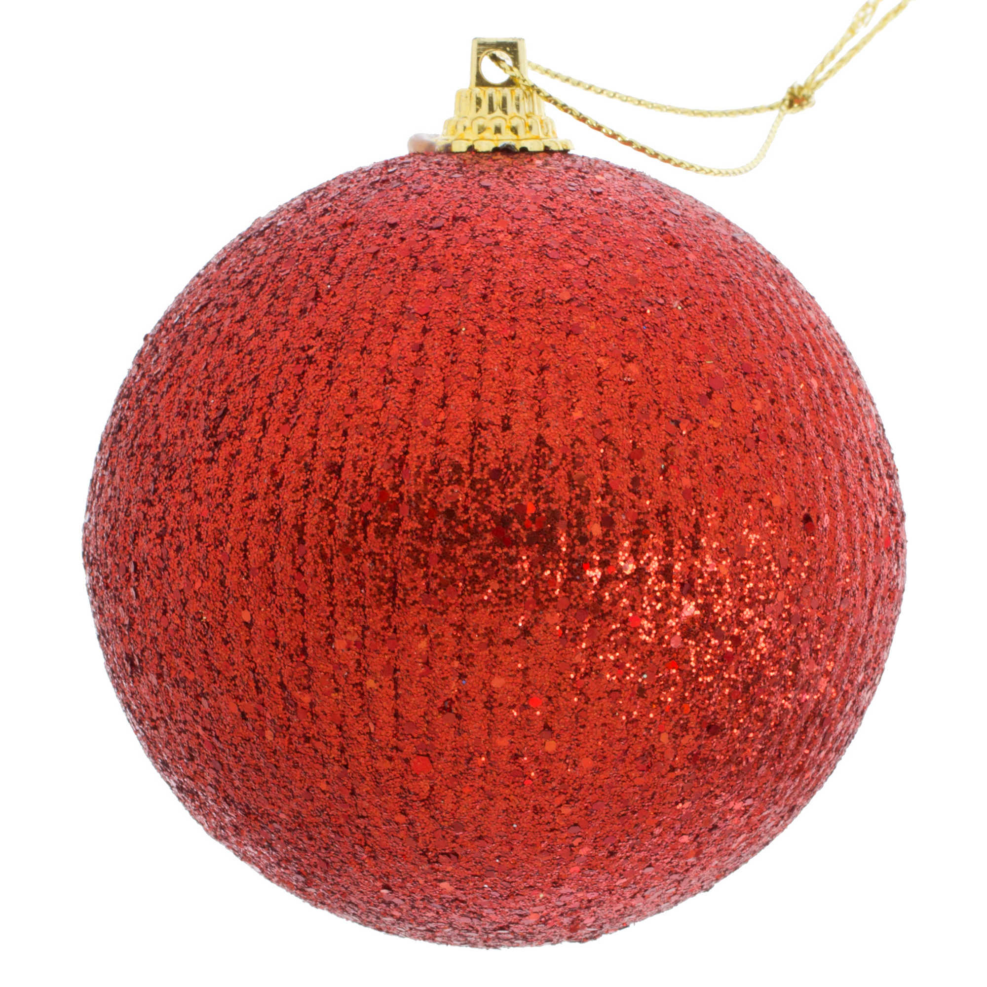 Изображение товара Шар ёлочный, 8 см, цвет красный