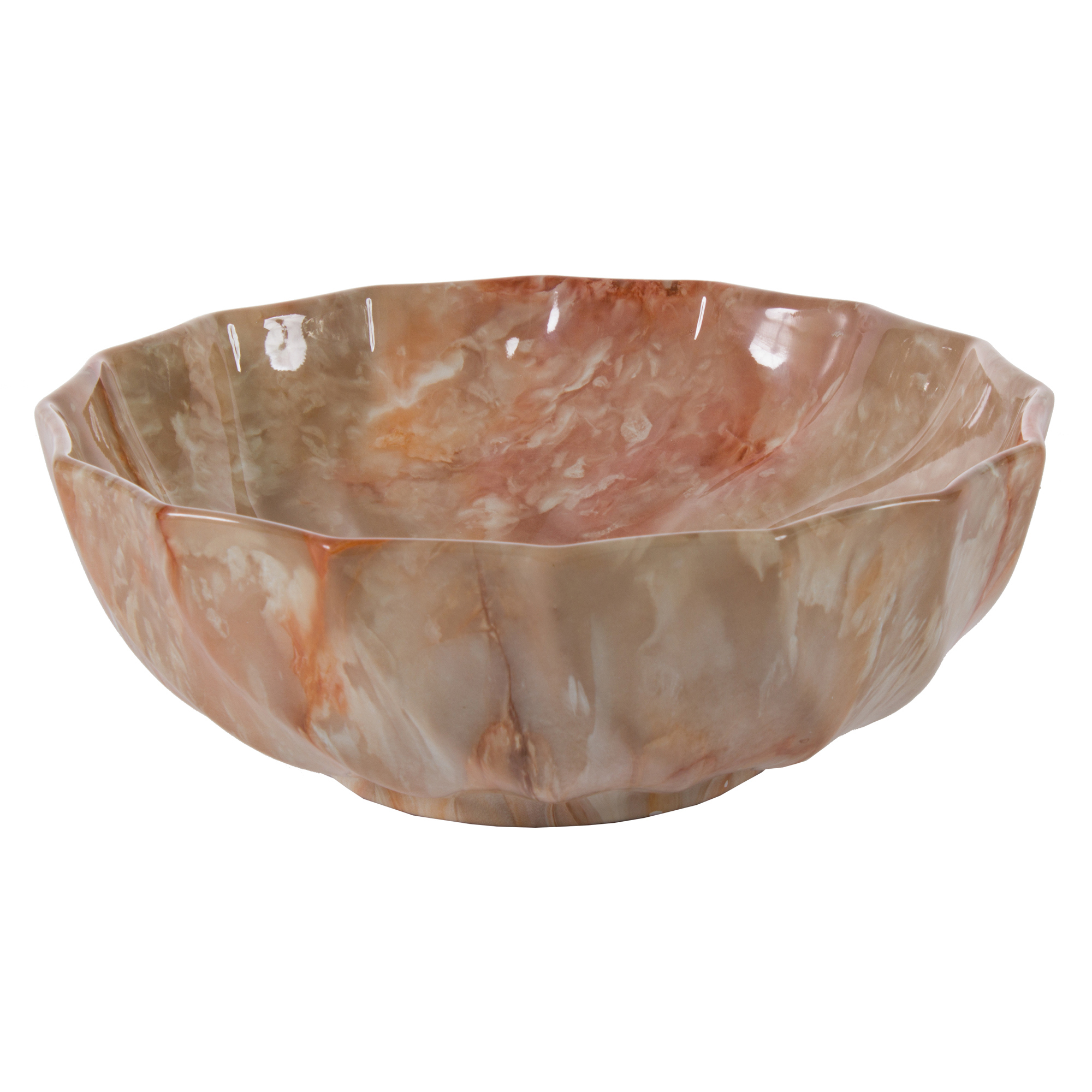 Изображение товара Раковина накладная Boston, керамика, 46 см, цвет бежевый