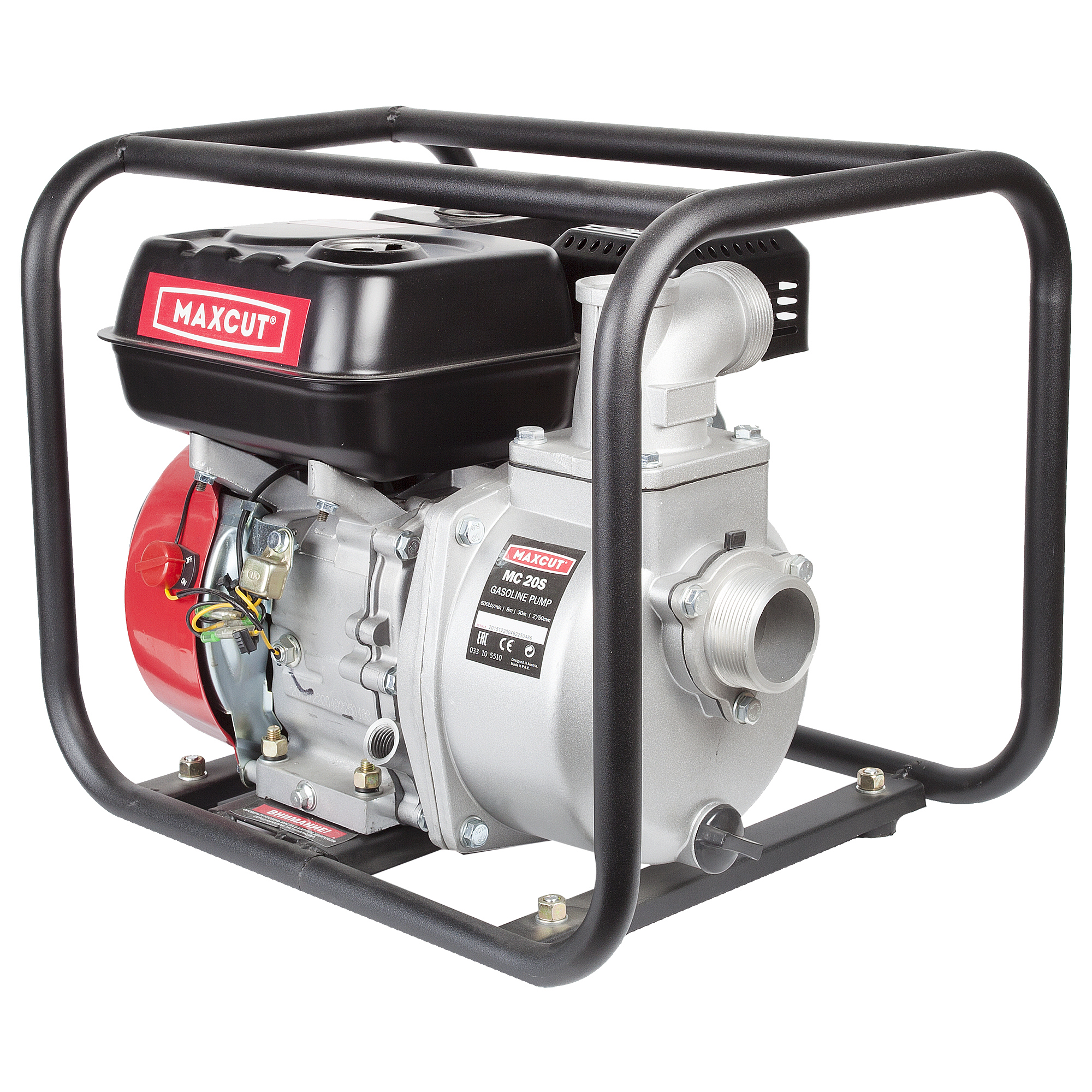 Изображение товара Мотопомпа MAXCUT MC20S 36000 л/ч для чистой воды
