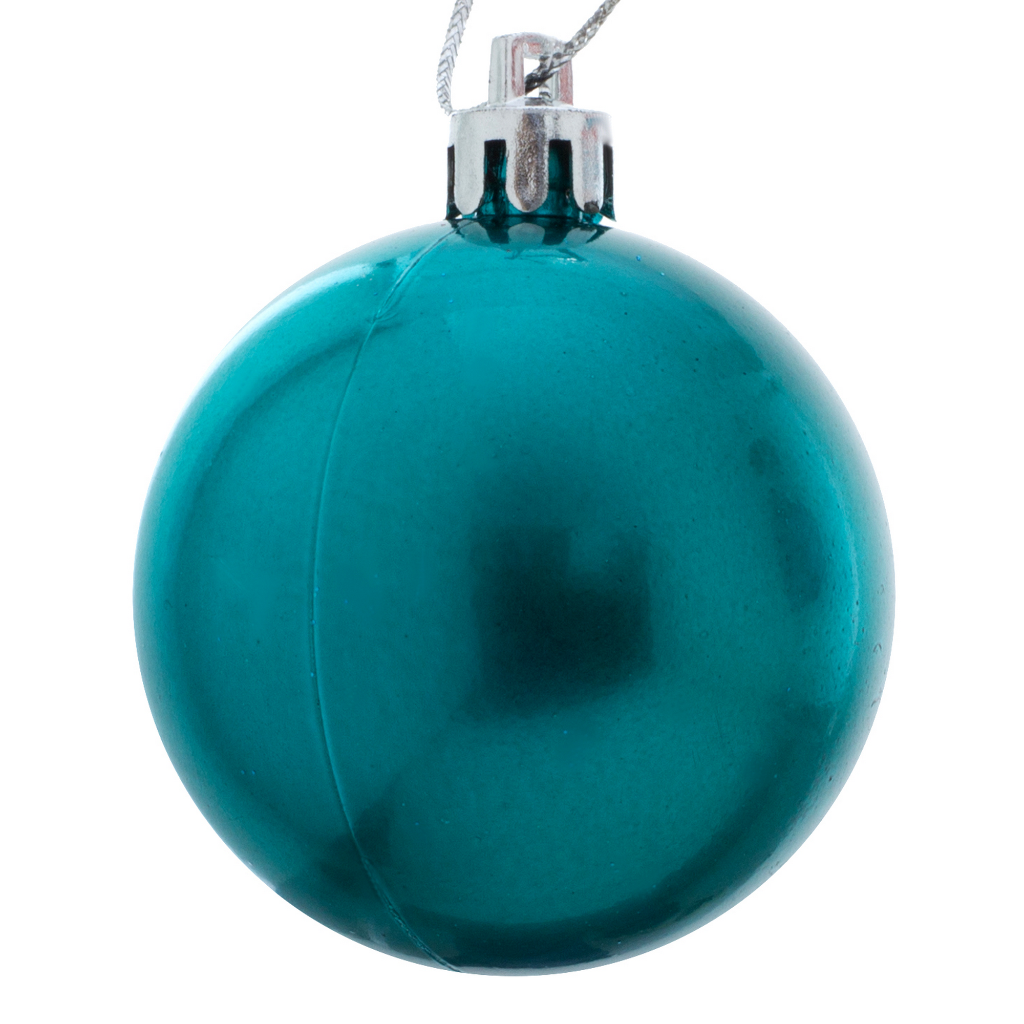 Изображение товара Набор ёлочных шаров, 5 см, 12 шт, в тубе, цвет бирюза