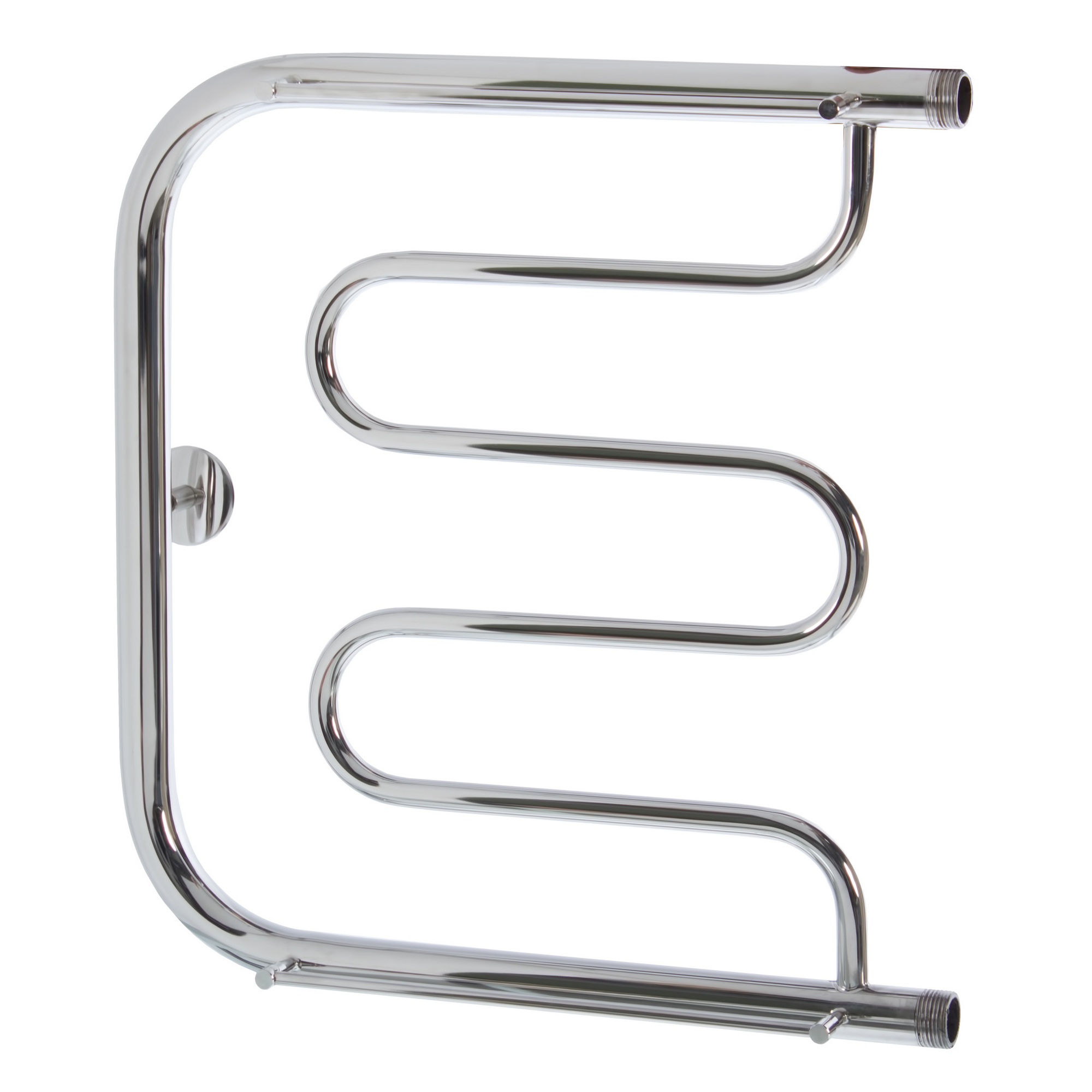 Изображение товара Водяной полотенцесушитель U-образный Equation Фокстрот 50x50 см нержавеющая сталь