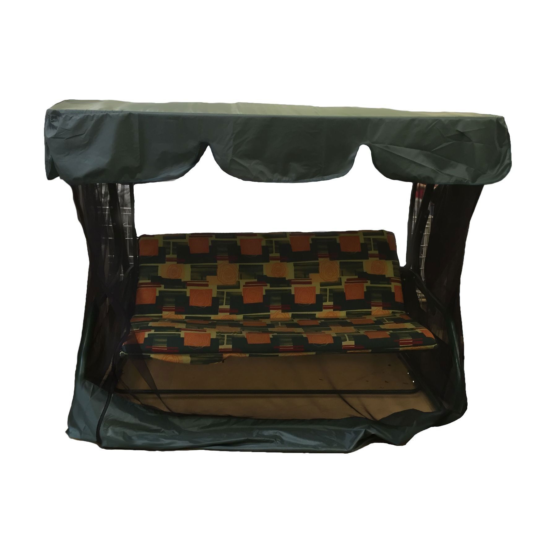 Изображение товара Садовые качели Майами с антимоскитной сеткой и тентом, грузоподъемность 400 кг