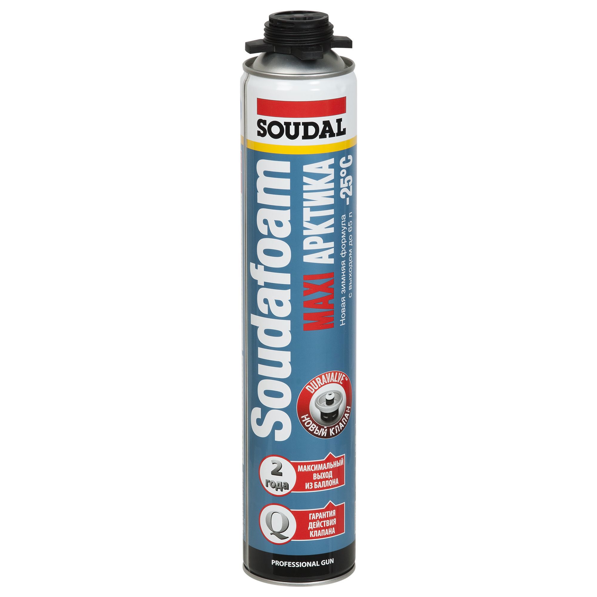 Изображение товара Зимняя монтажная пена SOUDAL Maxi Arctic 65 для холодных условий