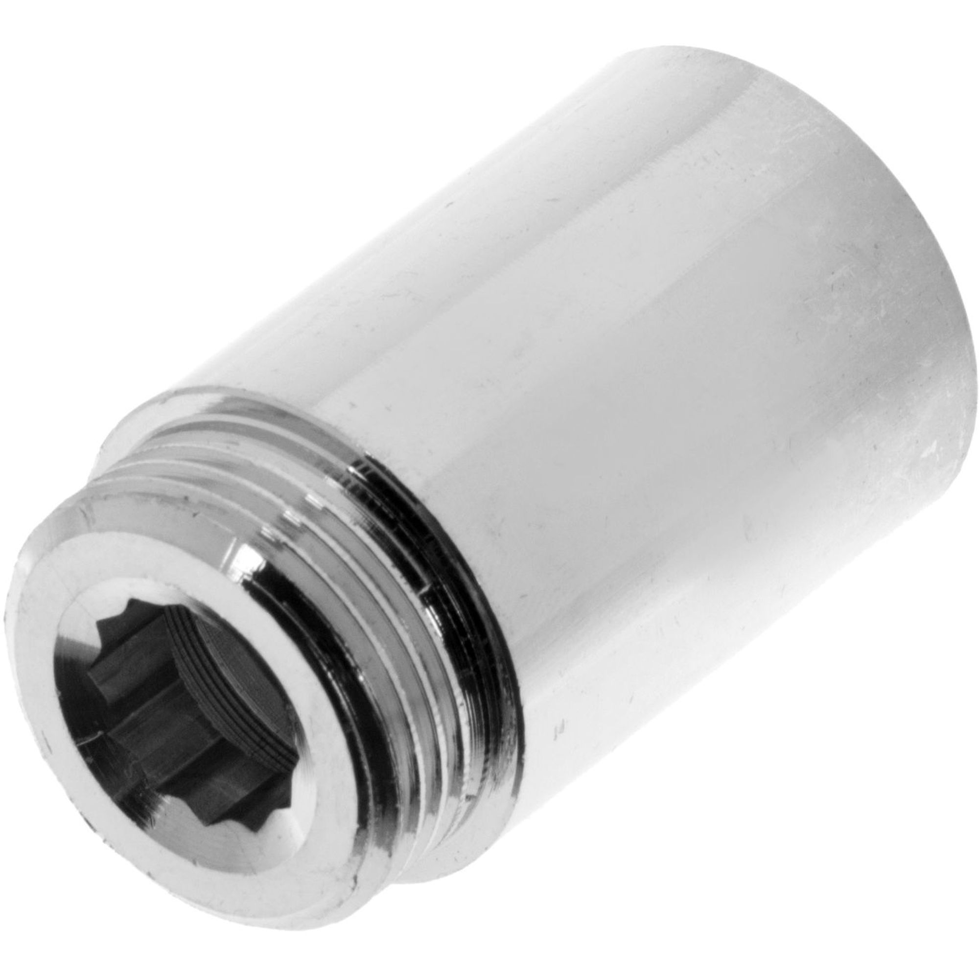 Изображение товара Удлинитель 1x1 50 мм латунь ВР-НР хромированный для водопровода