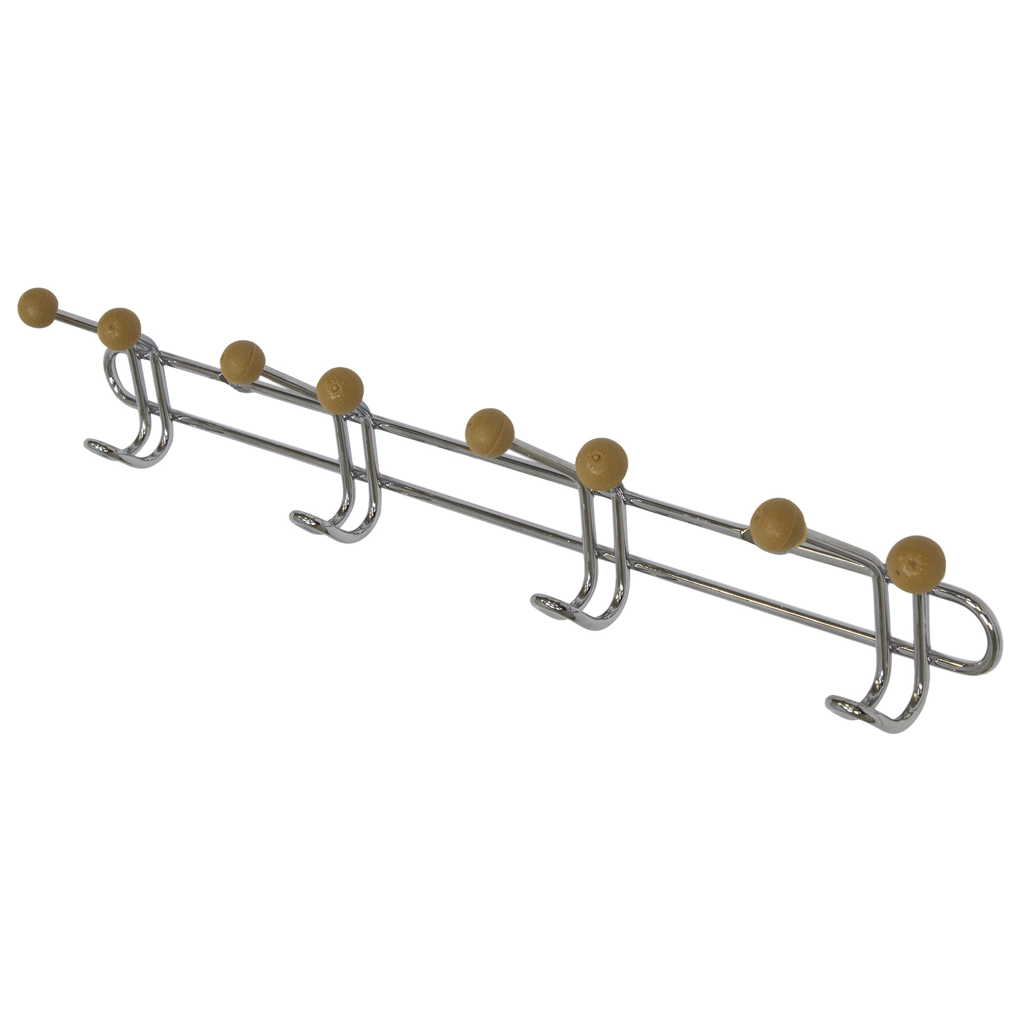 Изображение товара Планка с 4 крючками Аквадекор 35,5 см из ПВХ для ванной и кухни