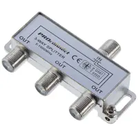 Изображение товара Разветвитель F на 3 TV 5-1000МГц для телевизионных систем, металлический корпус