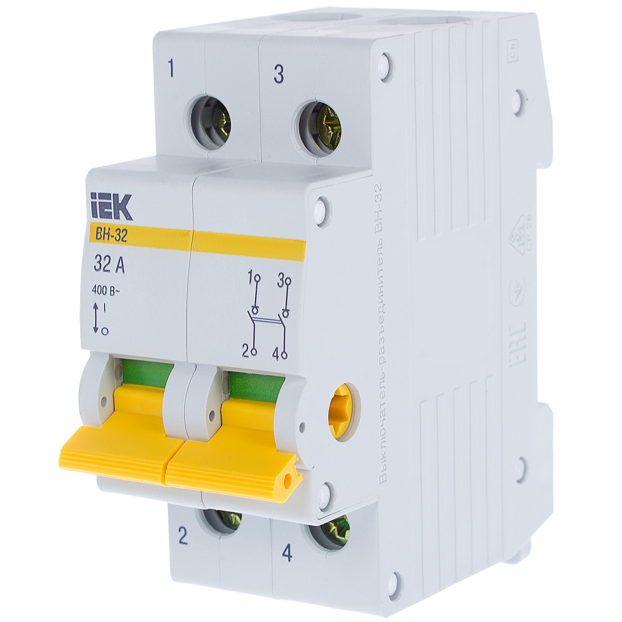 Изображение товара Выключатель нагрузки IEK ВН-32 1P N 32 А