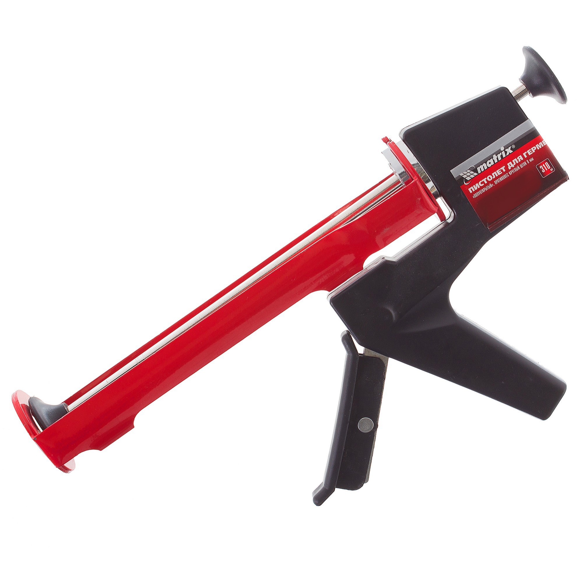 Изображение товара Пистолет для герметика полуоткрытый корпус с противовесом Matrix 88666 310 мл