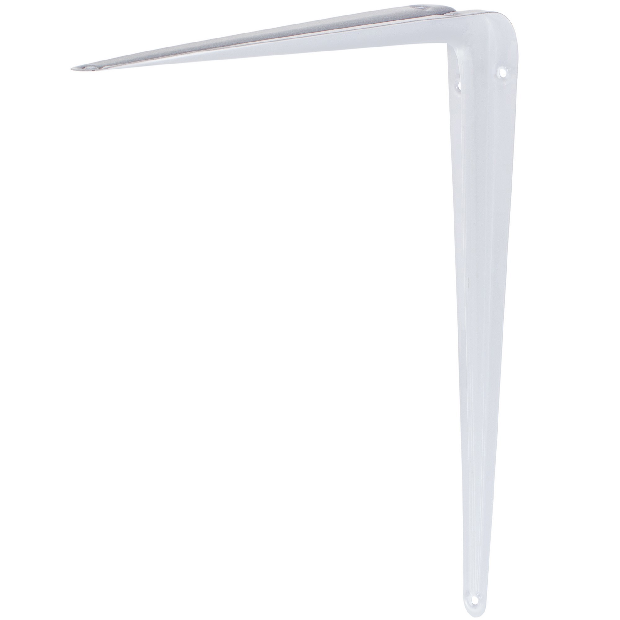 Изображение товара Кронштейн для полки Larvij Utility 40x35 см металл белый надежный поддержка