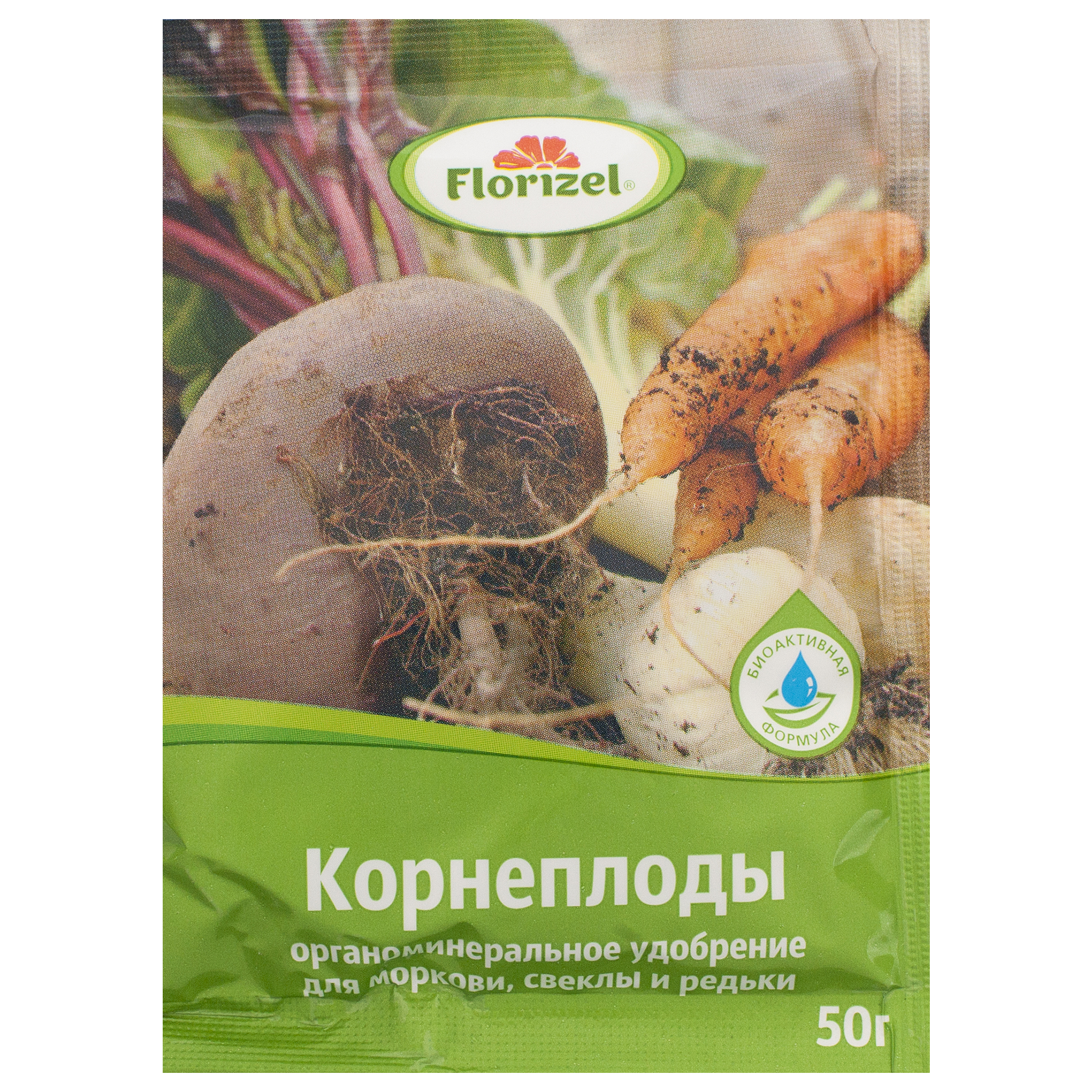 Изображение товара Удобрение Florizel для корнеплодов ОМУ 0.05 кг