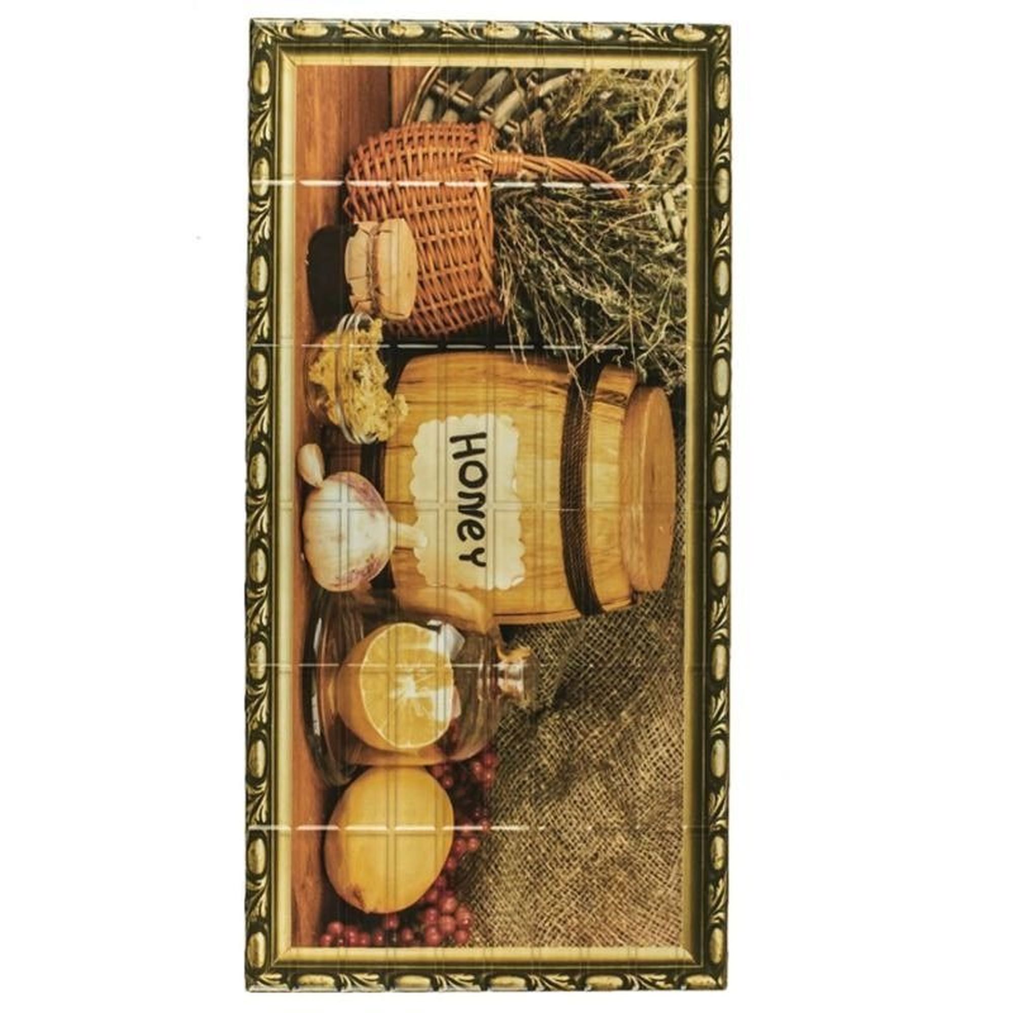 Изображение товара Декор Sunset Kitchen Dеcor-2 мед 25x50 см керамическое настенное панно для кухни