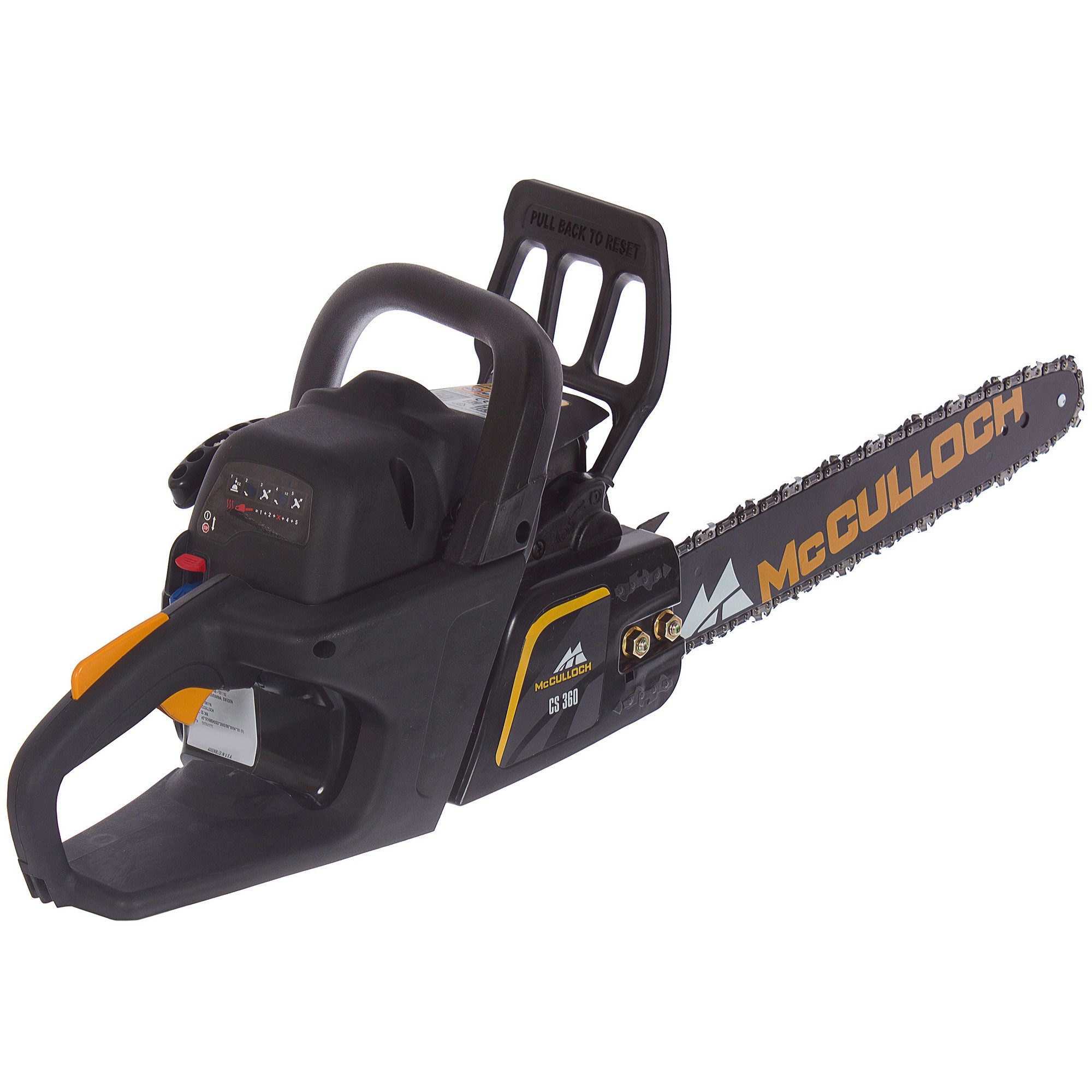 Изображение товара Пила бензиновая цепная MCCulloch CS360 шина 40 см профессиональная