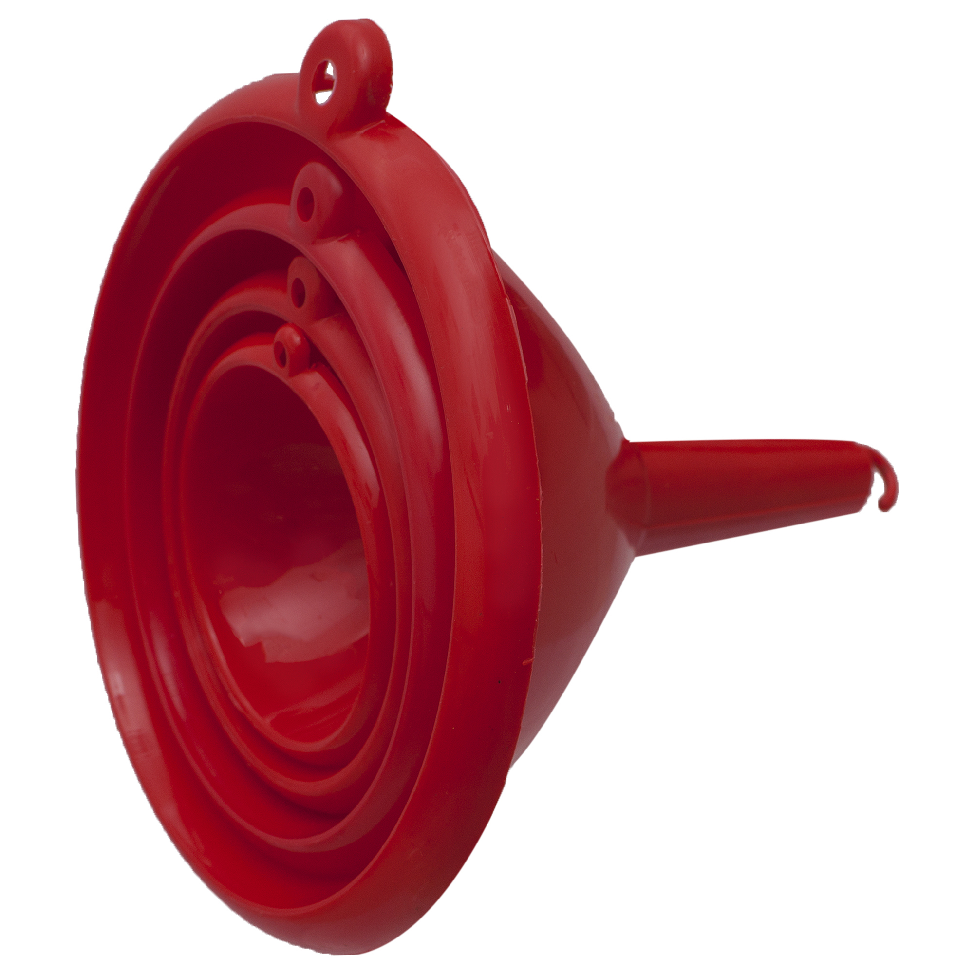 Изображение товара Набор воронок 4 шт диаметры 7, 8.5, 11 и 14 см пластиковый универсальный