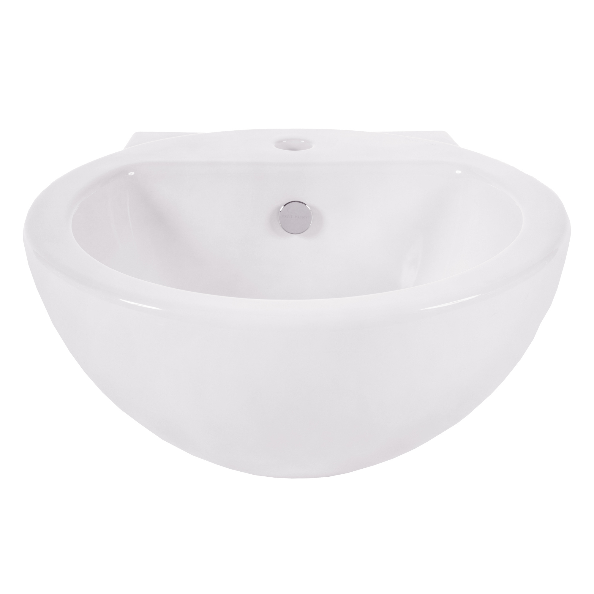 Изображение товара Фарфоровая подвесная раковина Sanita Luxe Art 48 см белая для ванной комнаты