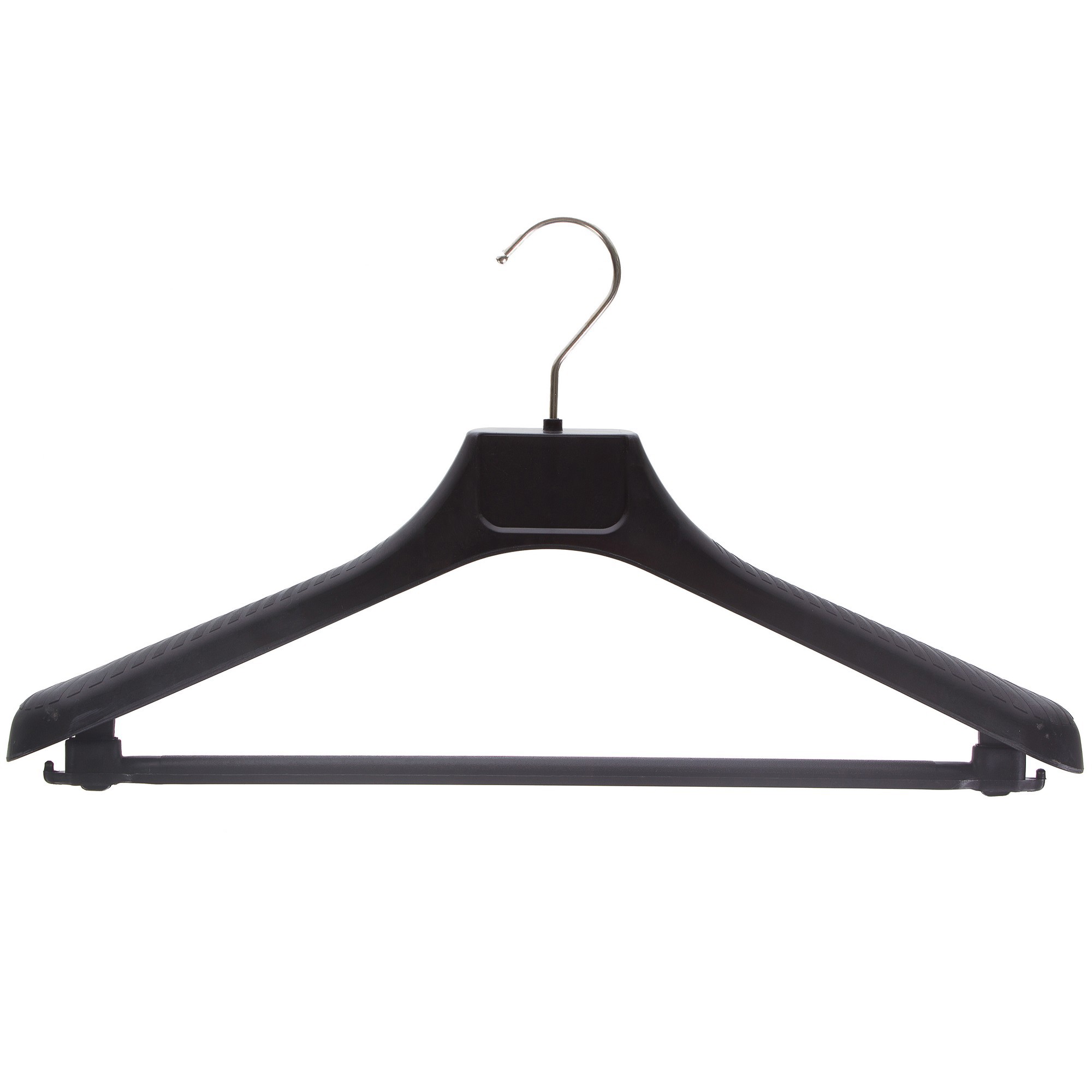 Изображение товара Плечики универсальные 42 см пластик цвет чёрный