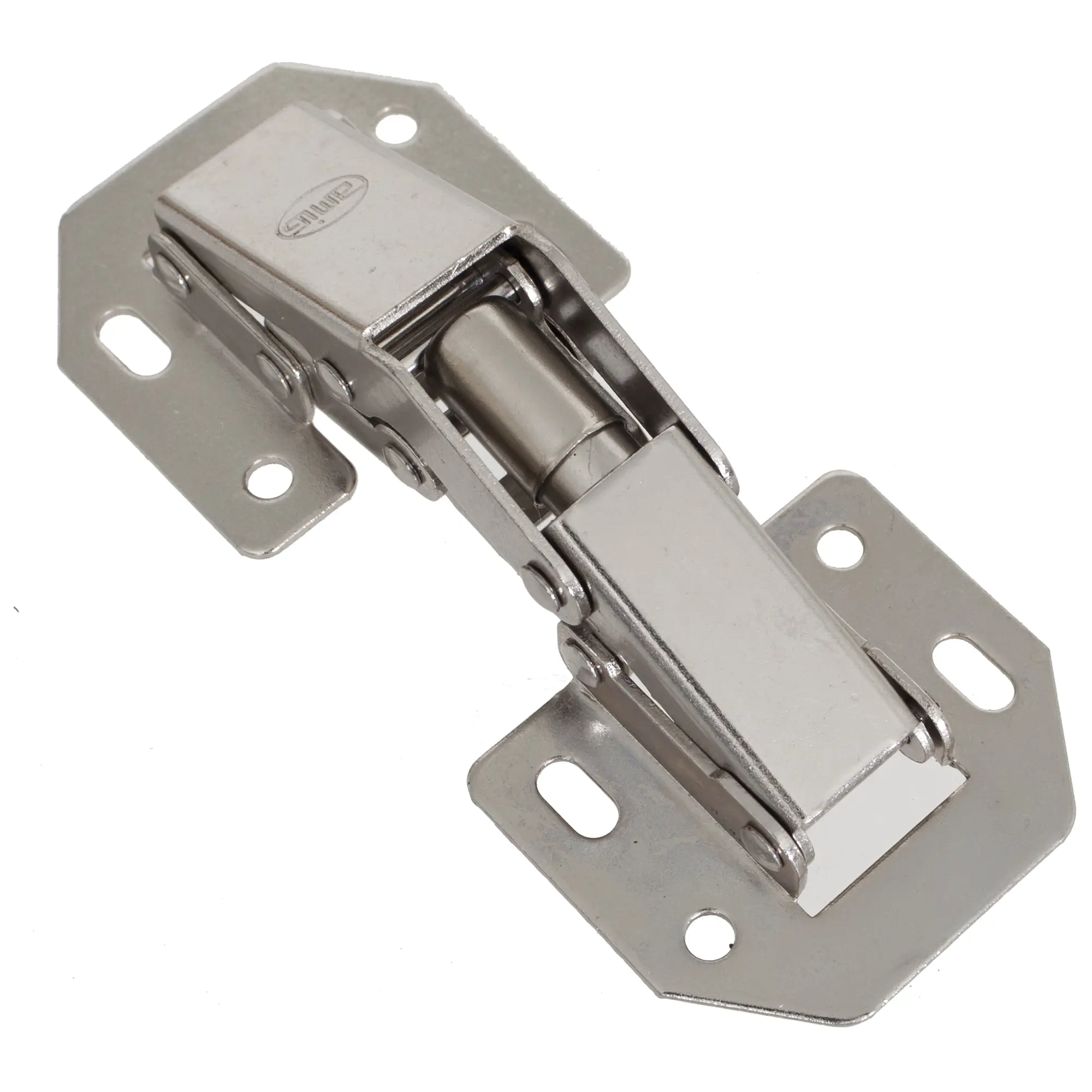 Петля быстрого монтажа Amig 15 44x100 мм сталь цвет никель