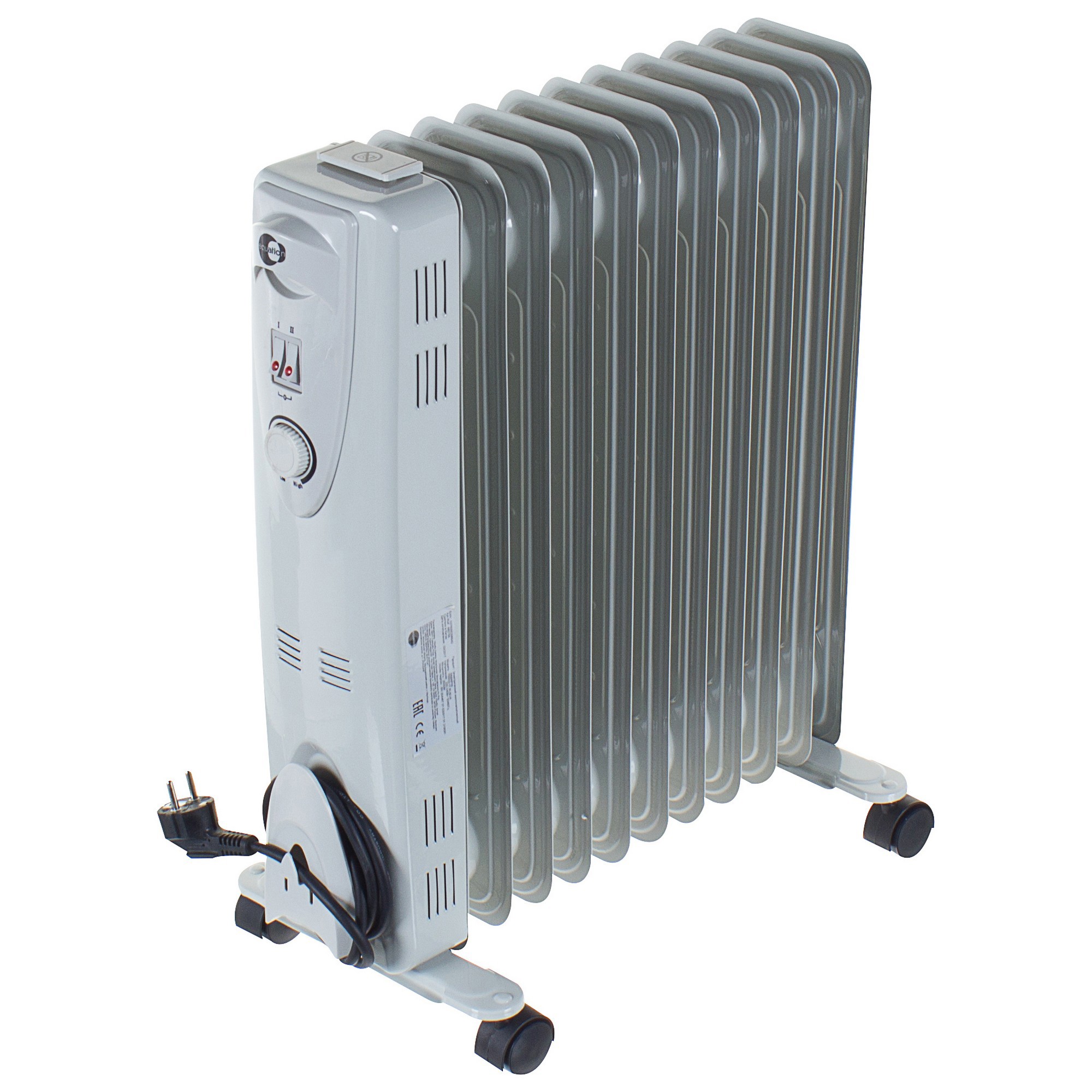 Изображение товара Масляный обогреватель Equation 2500 Вт 11 секций с механическим термостатом