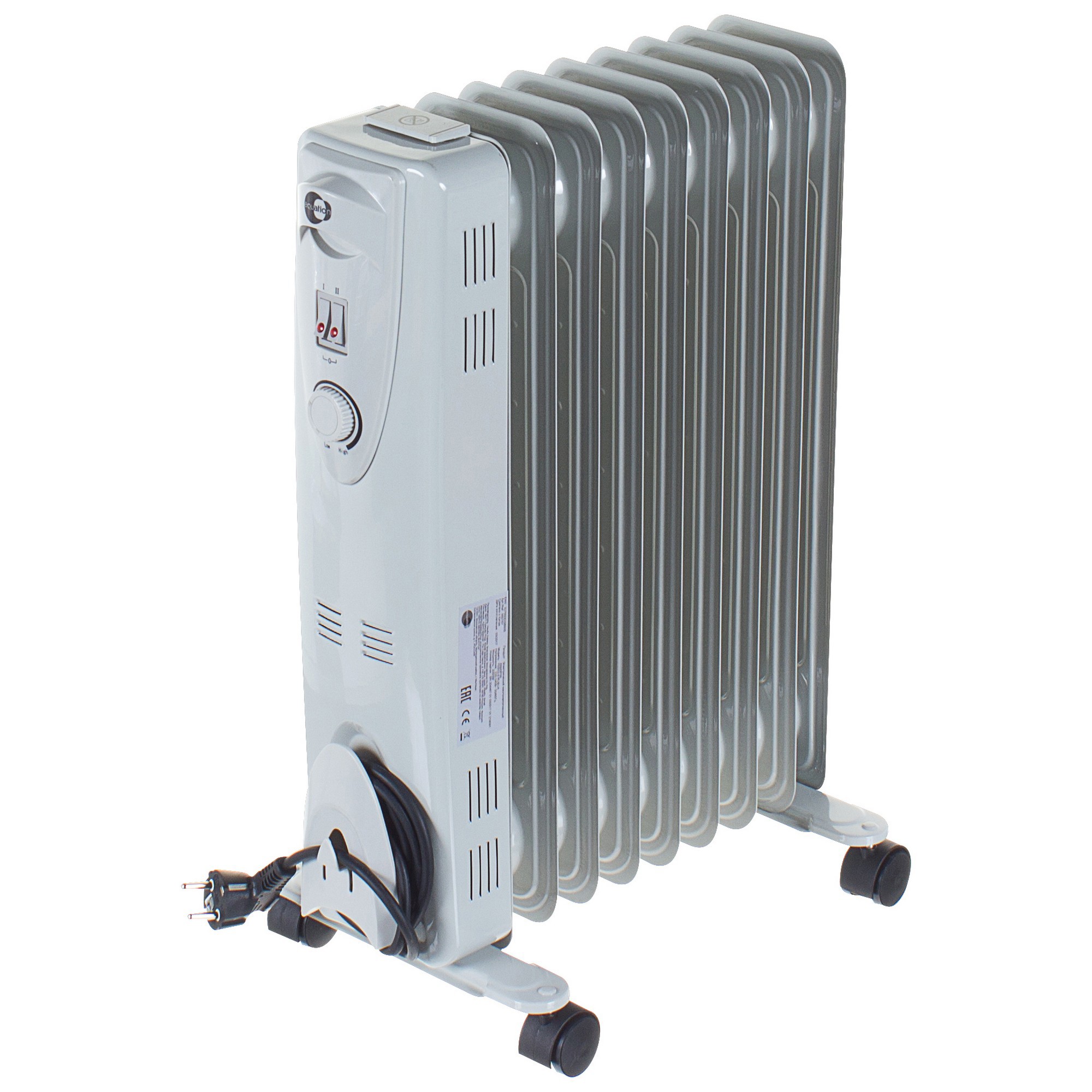 Изображение товара Масляный обогреватель Equation 2000Вт 9 секций с механическим термостатом