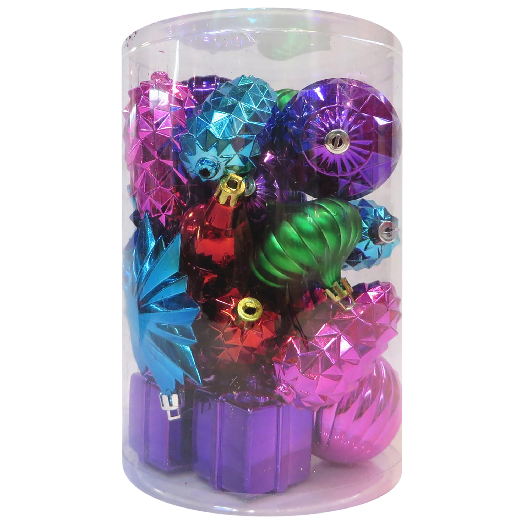 Изображение товара Набор ёлочных шаров Разноцветные 6 см 30 шт пластиковые для украшения ёлки