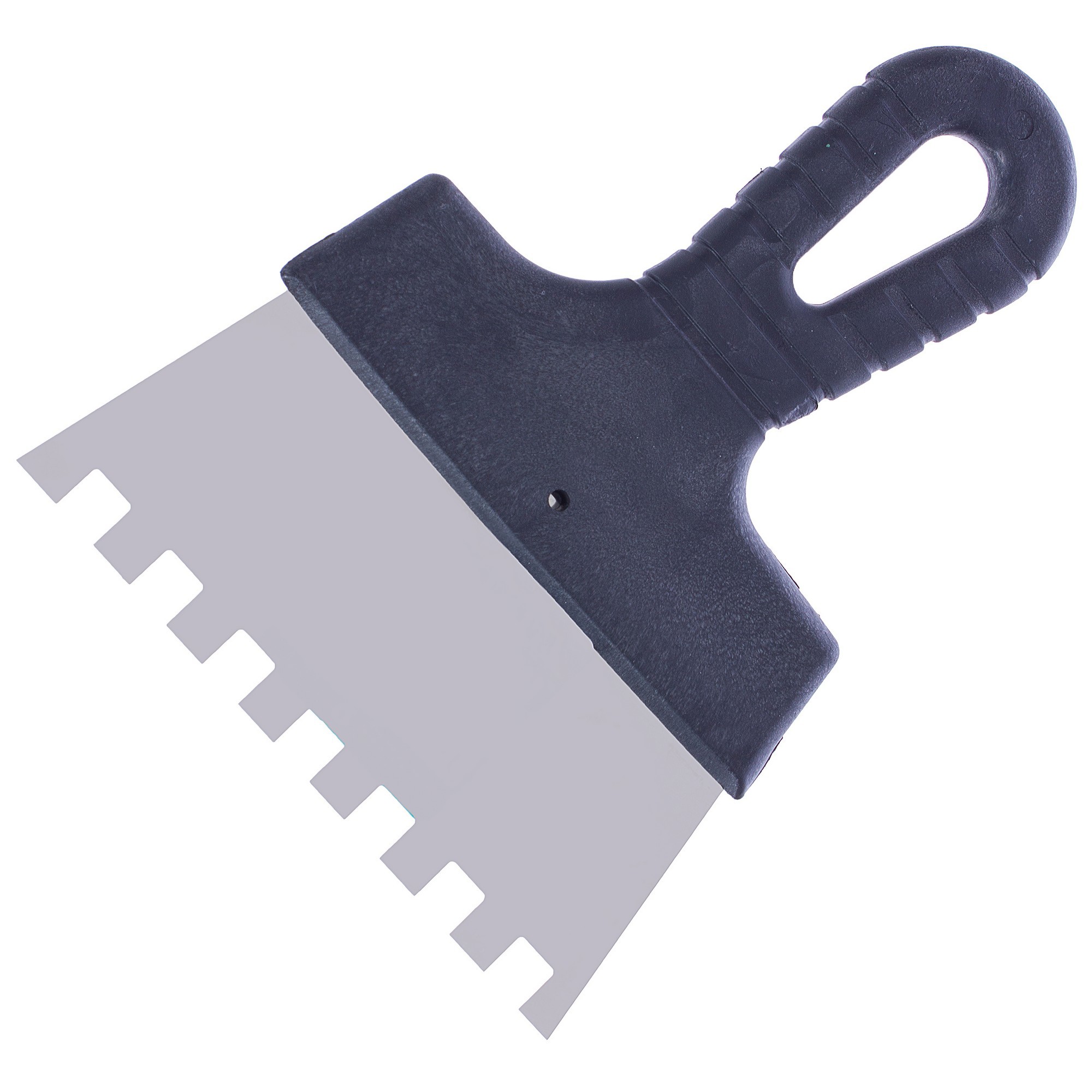 Изображение товара Шпатель зубчатый Интек 10103-150-010 150 мм нержавеющая сталь зуб 10x10 мм