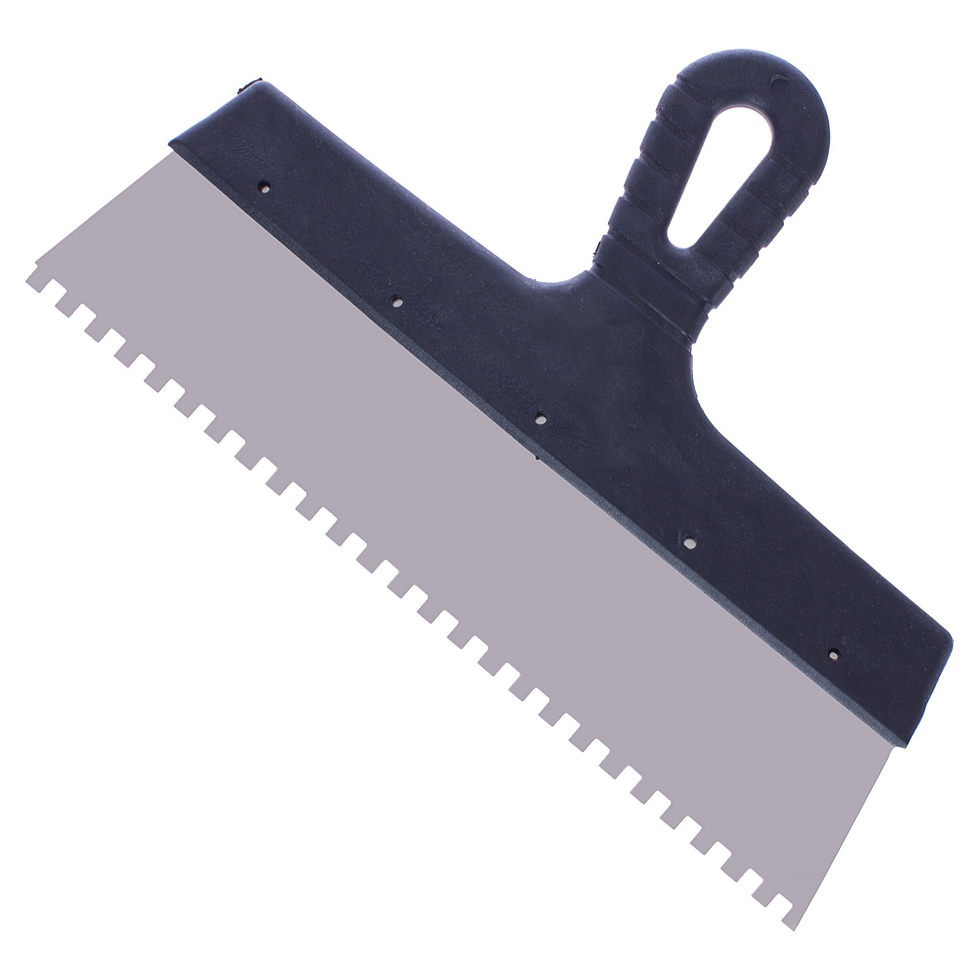 Изображение товара Шпатель зубчатый Интек 10103-300-006 300 мм из нержавеющей стали