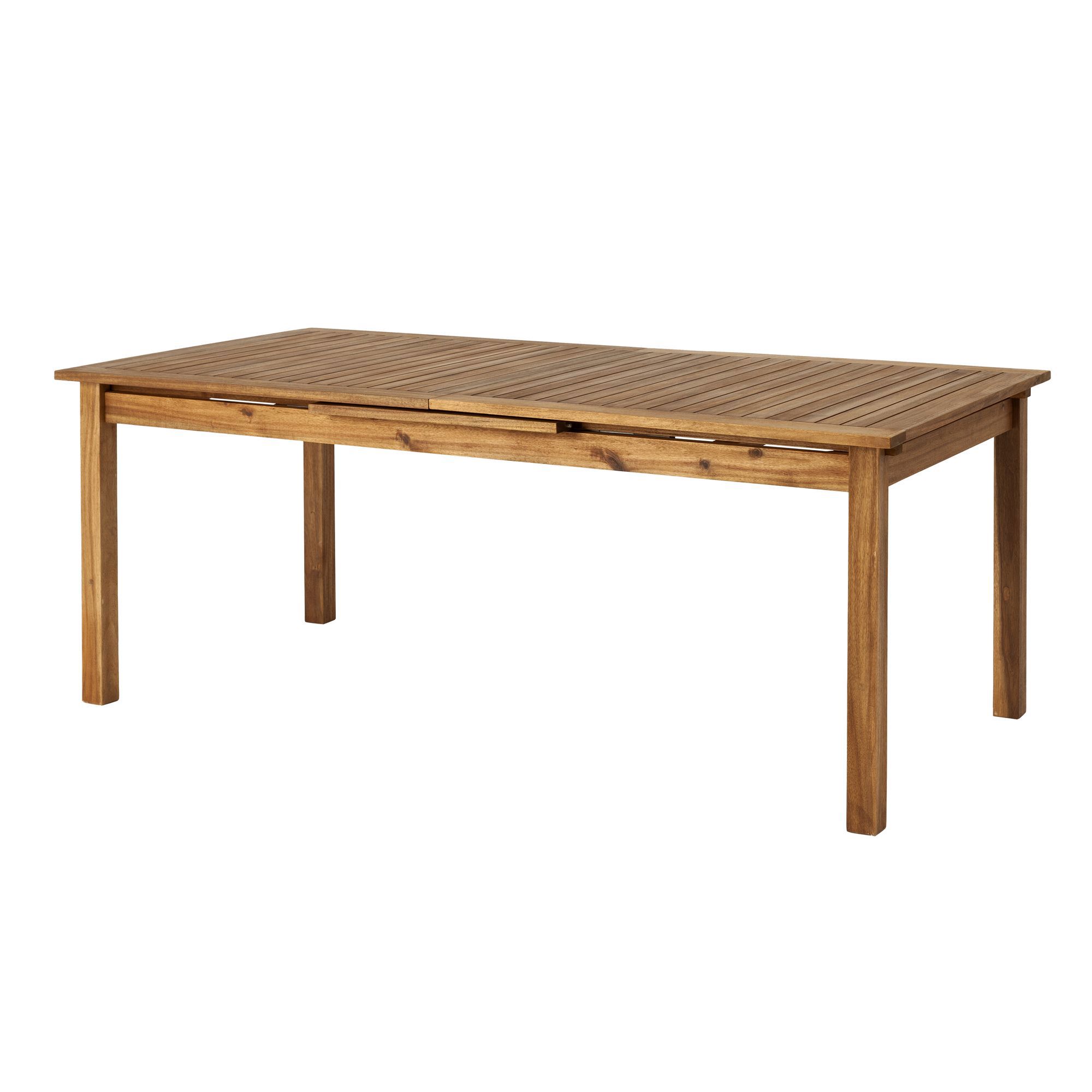 Изображение товара Стол раздвижной Naterial Порто прямоугольный 200(260) х 100 х 75 см акация