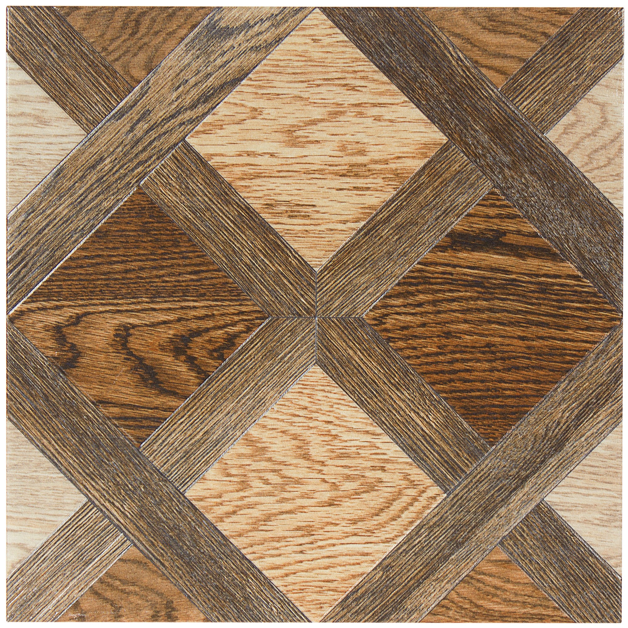 Изображение товара Керамогранит М-Квадрат «Мадера» 33х33 см 1.307 м2 цвет коричневый