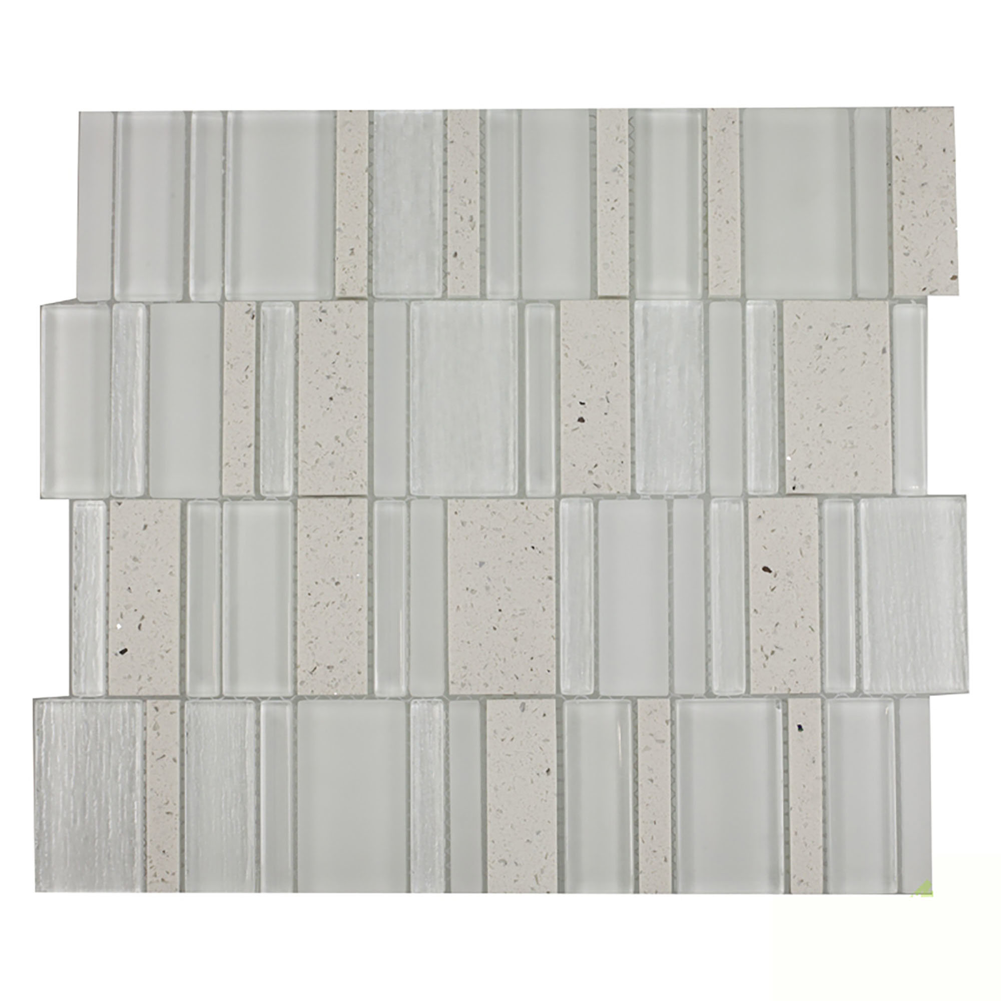 Изображение товара Мозаика Artens 30х30 см из стекла и травертина белый для облицовки стен и полов