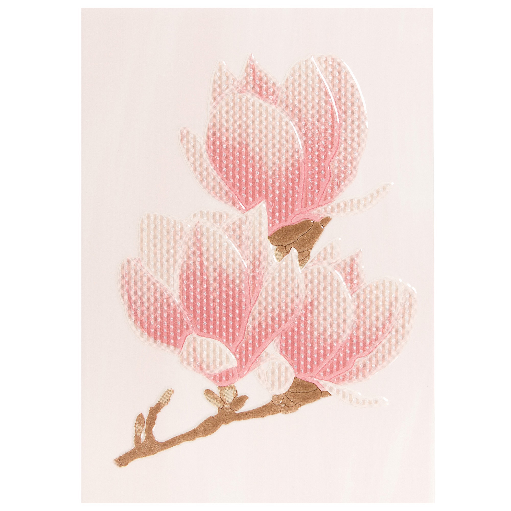 Изображение товара Вставка Агата D 25х35 см розовая для облицовки стен ванная кухня