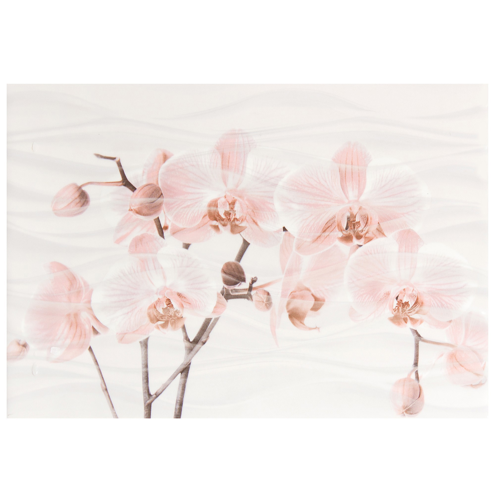 Изображение товара Декоративная настенная плитка Орхидея D 28х40 см для ванной и кухни