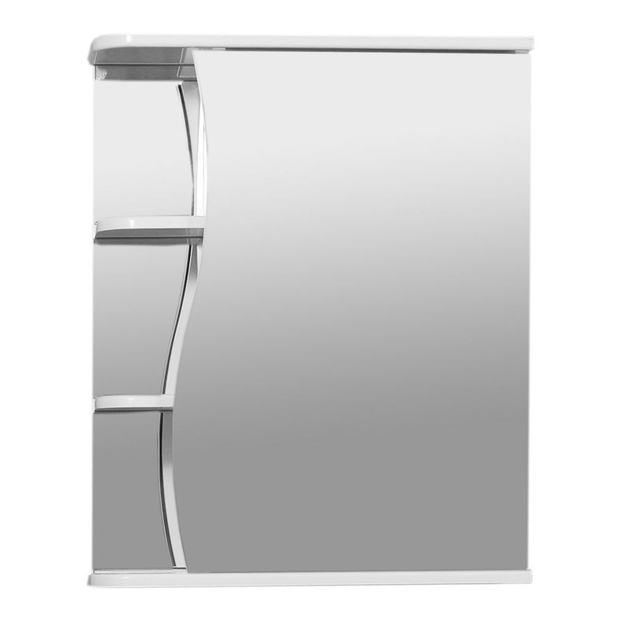 Изображение товара Шкаф зеркальный «Тура» 55 см цвет белый