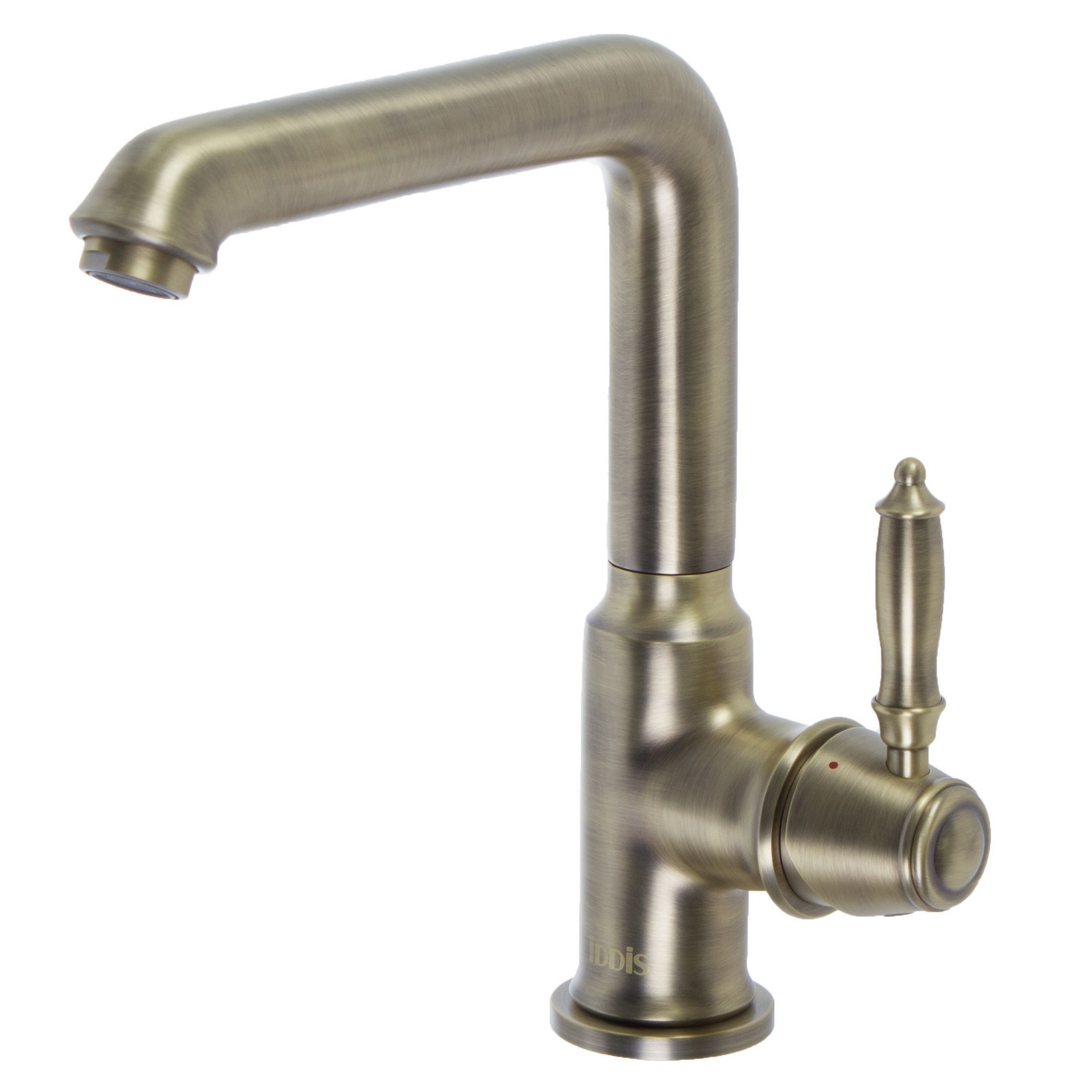 Изображение товара Смеситель для раковины Iddis Loft однорычажный цвет бронза