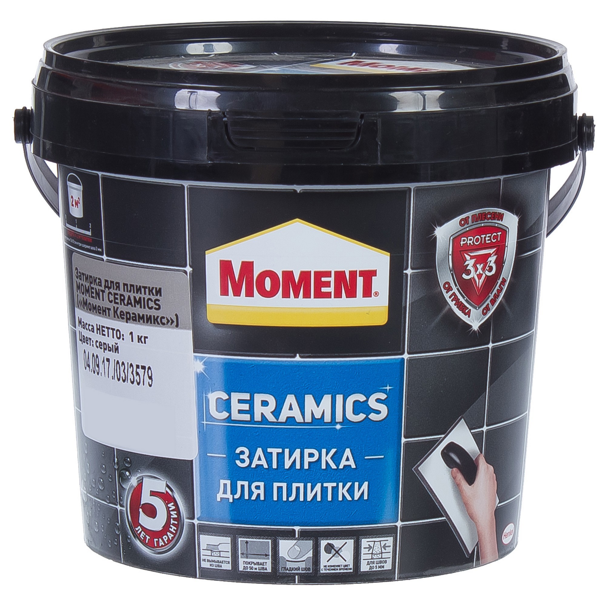 Изображение товара Затирка цементная Mомент «Керамикс», 1 кг, цвет карамель