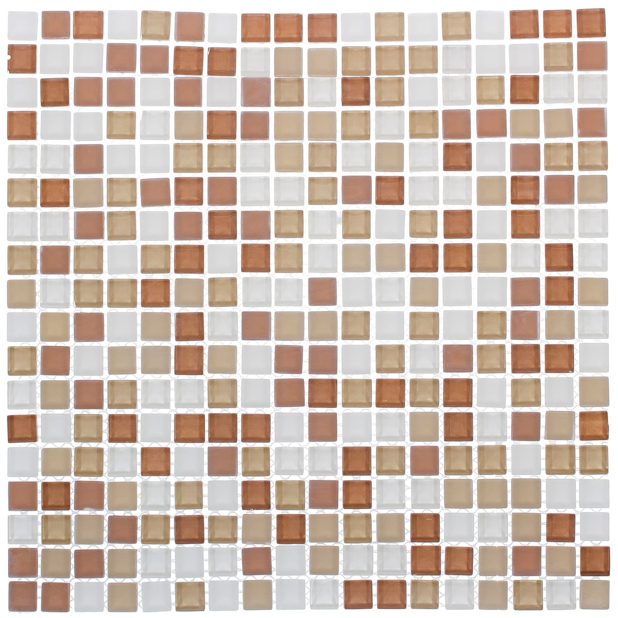 Изображение товара Стеклянная мозаика Artens Tonic 30х30 см бежевый для стен интерьера