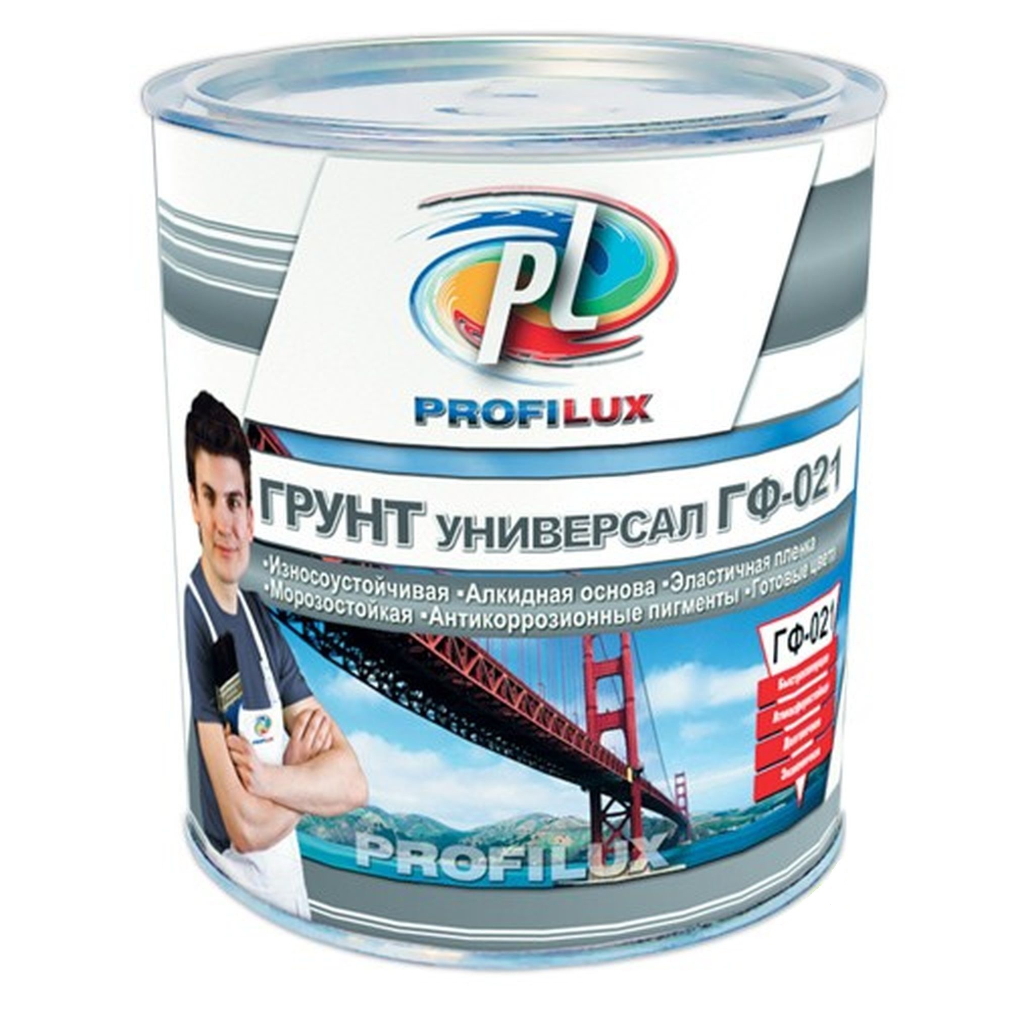 Изображение товара Грунтовка ГФ-021 красно-коричневая 2,4 кг