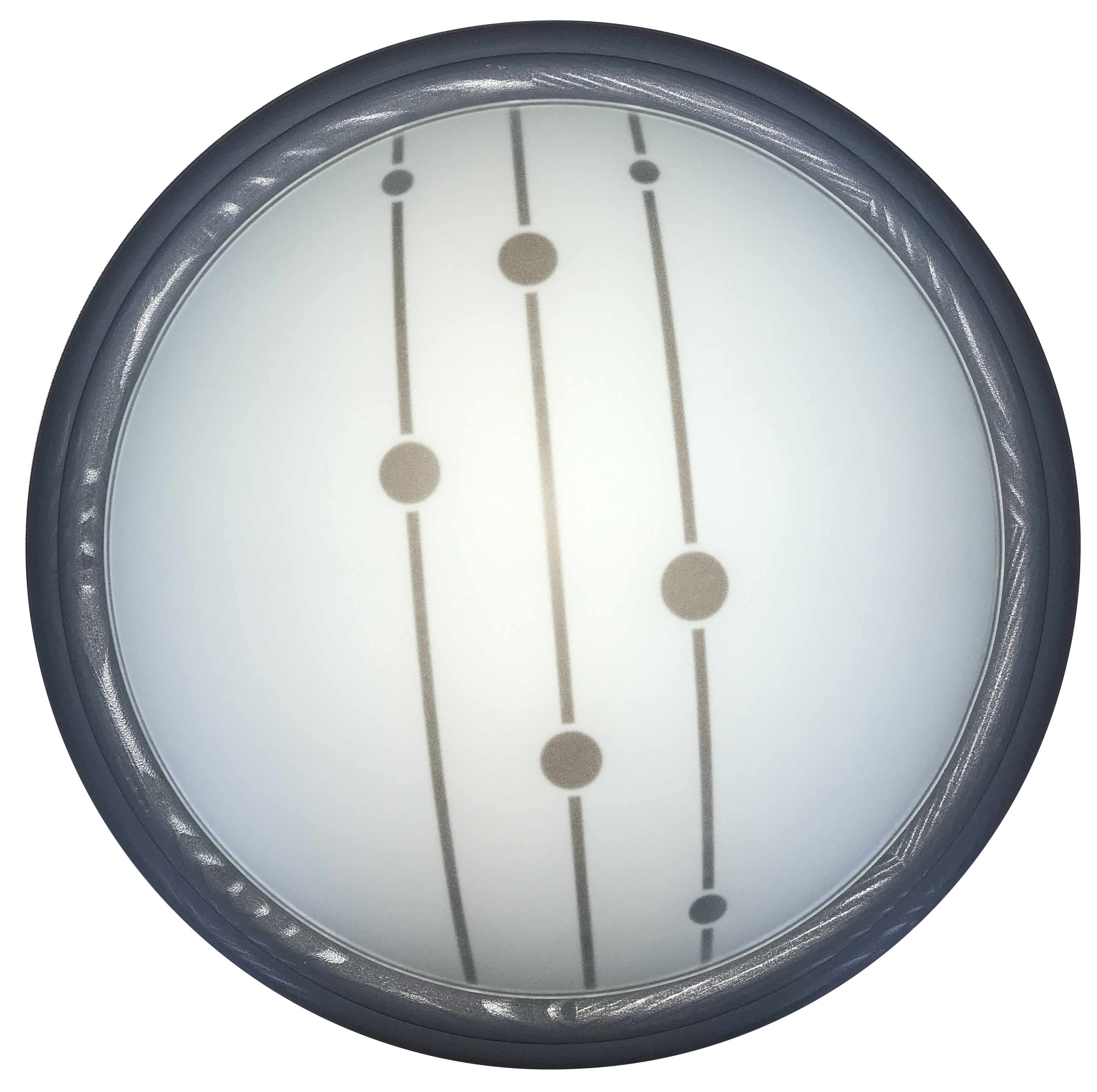 Изображение товара Настенно-потолочный светодиодный светильник 1х16 Вт стекло тёмно-серый