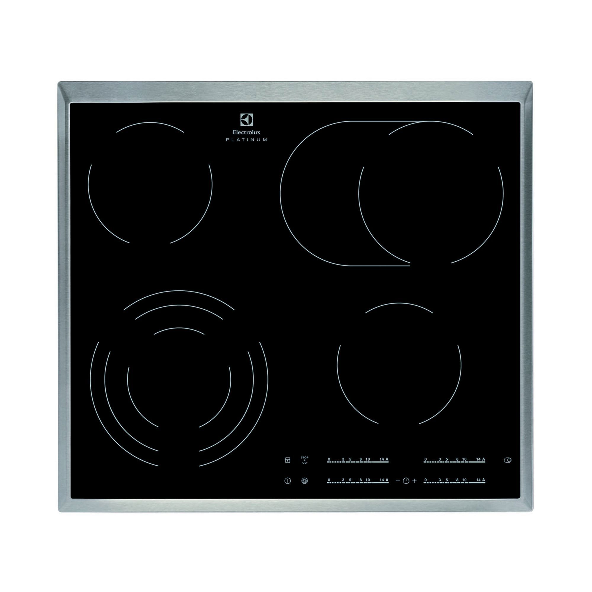 Изображение товара Варочная панель электрическая Electrolux EHF96547XK, 4 конфорки, 57.6x51.6 см, цвет чёрный Изображение товара Варочная панель электрическая Electrolux EHF96547XK, 4 конфорки, 57.6x51.6 см, цвет чёрный