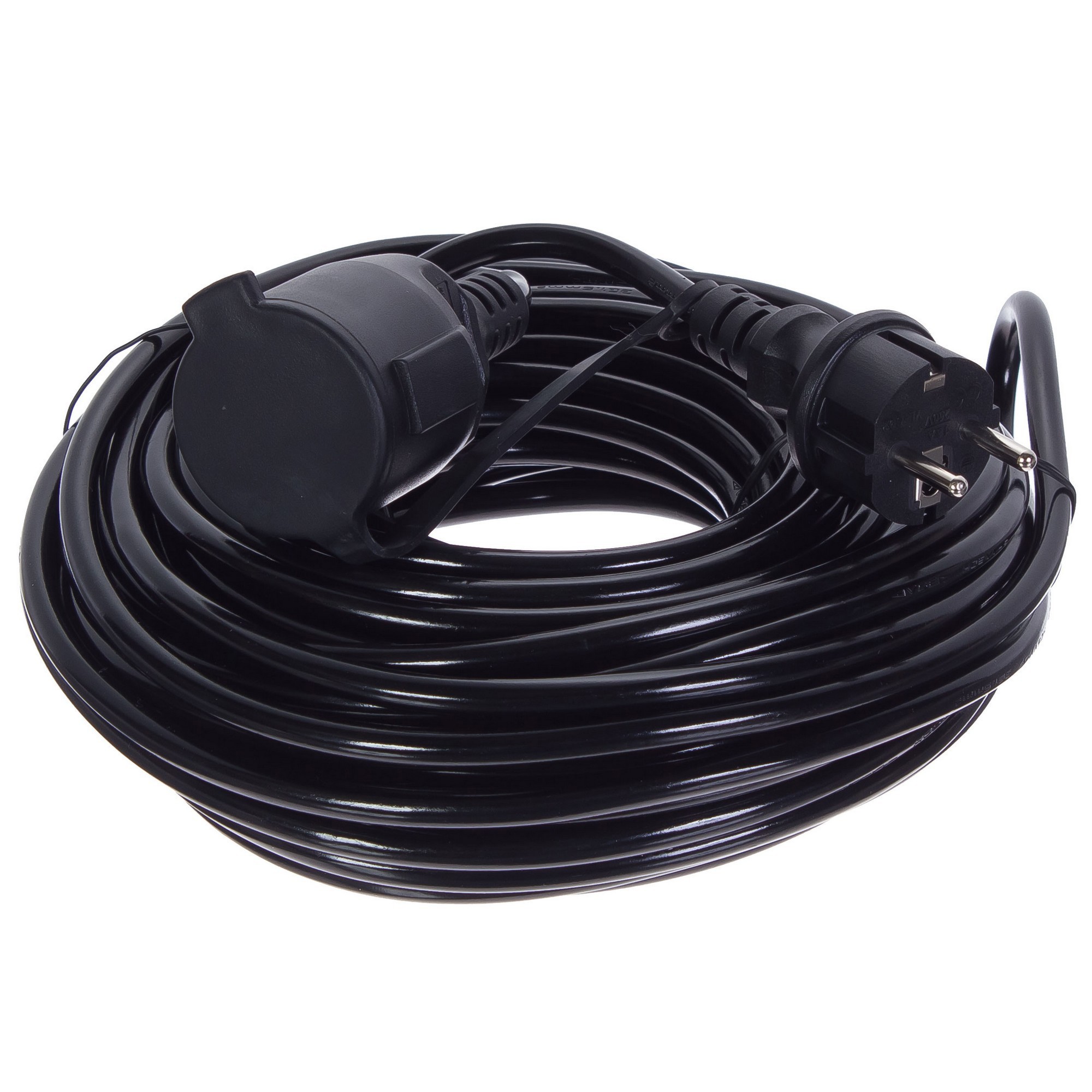 Изображение товара Удлинитель-шнур Skybeam 1 розетка с заземлением 3x1.5 мм 20 м цвет черный