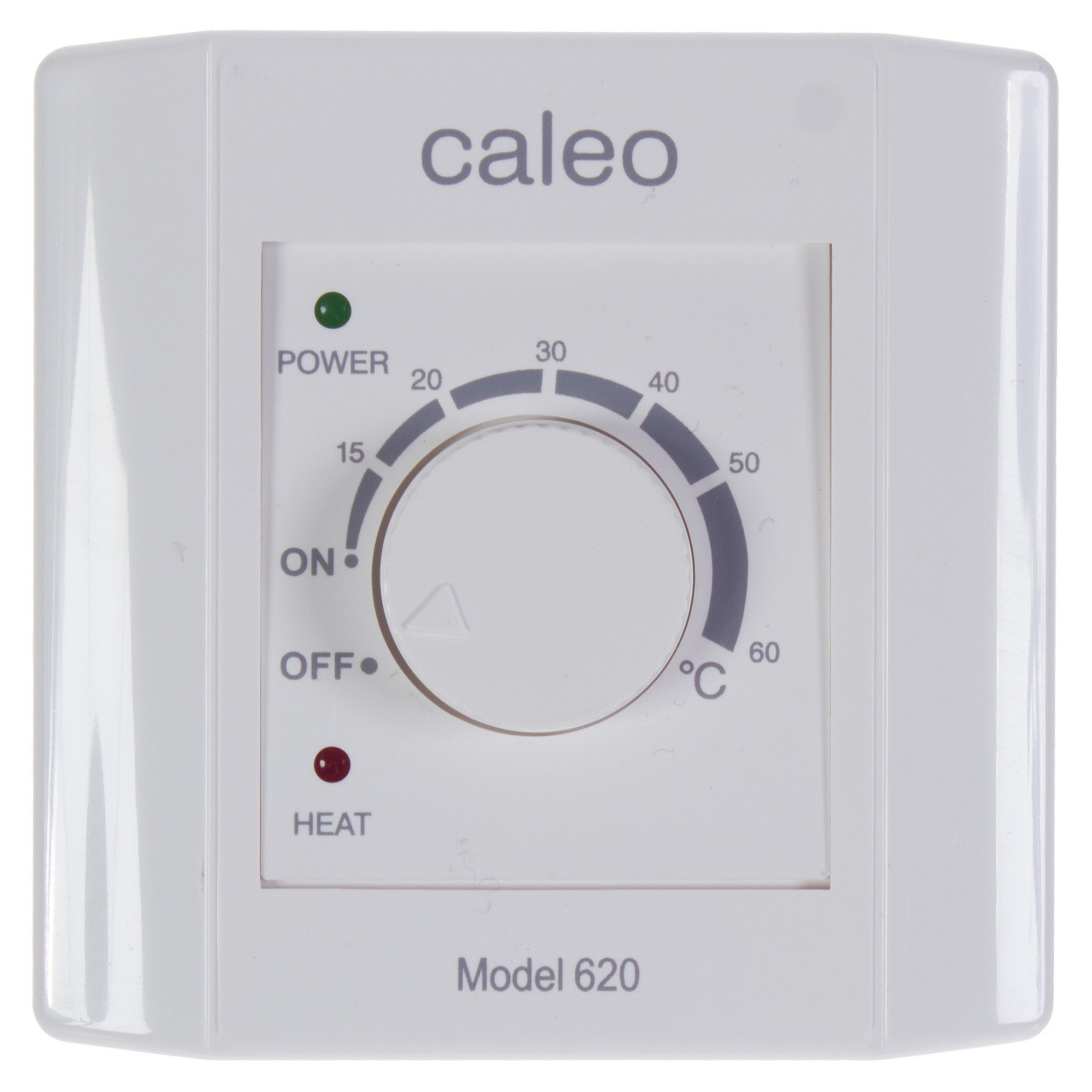 Изображение товара Терморегулятор для теплого пола Caleo 620 механический белый
