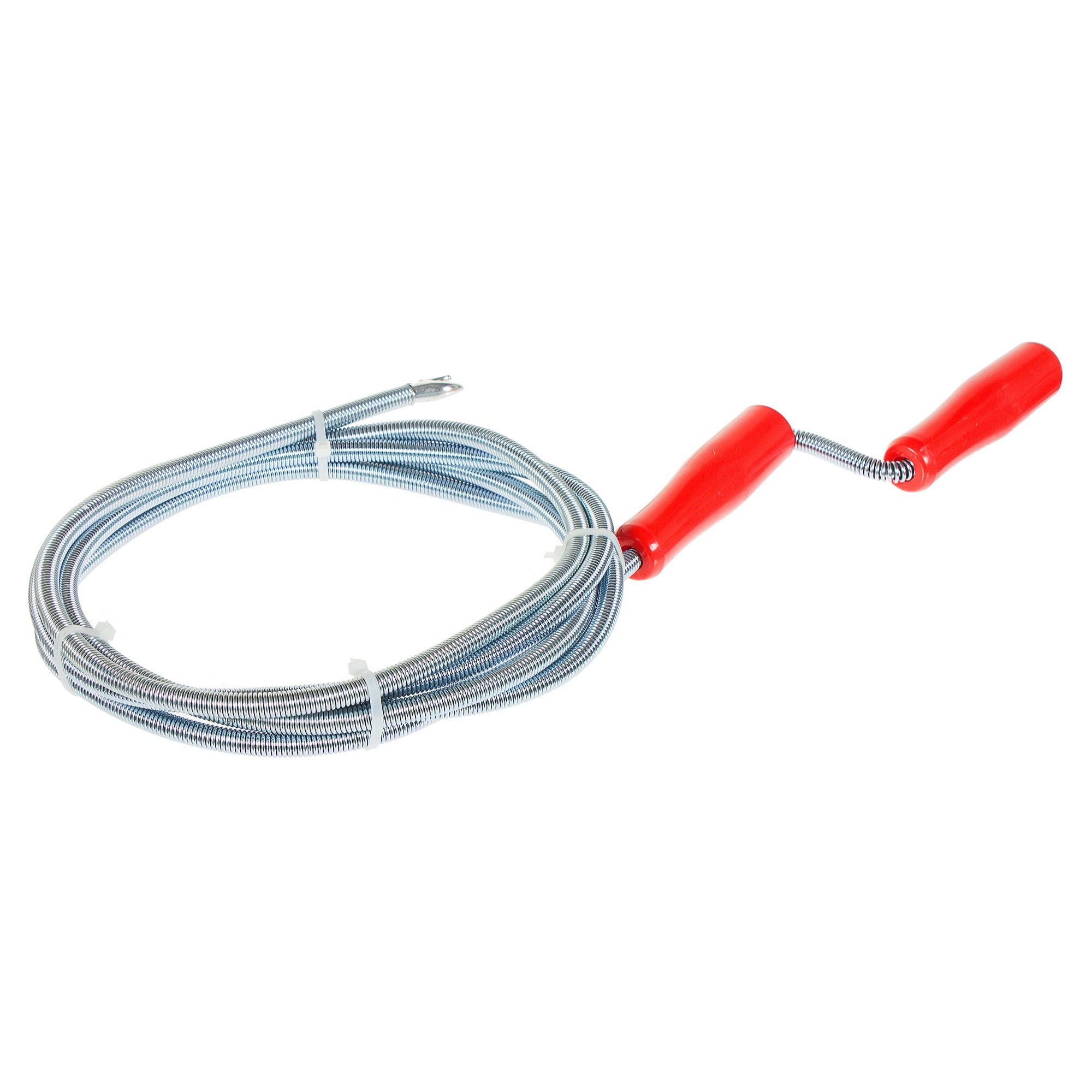 Изображение товара Стальной трос Ростерм ø9 мм 5м для прочистки труб с рукоятками