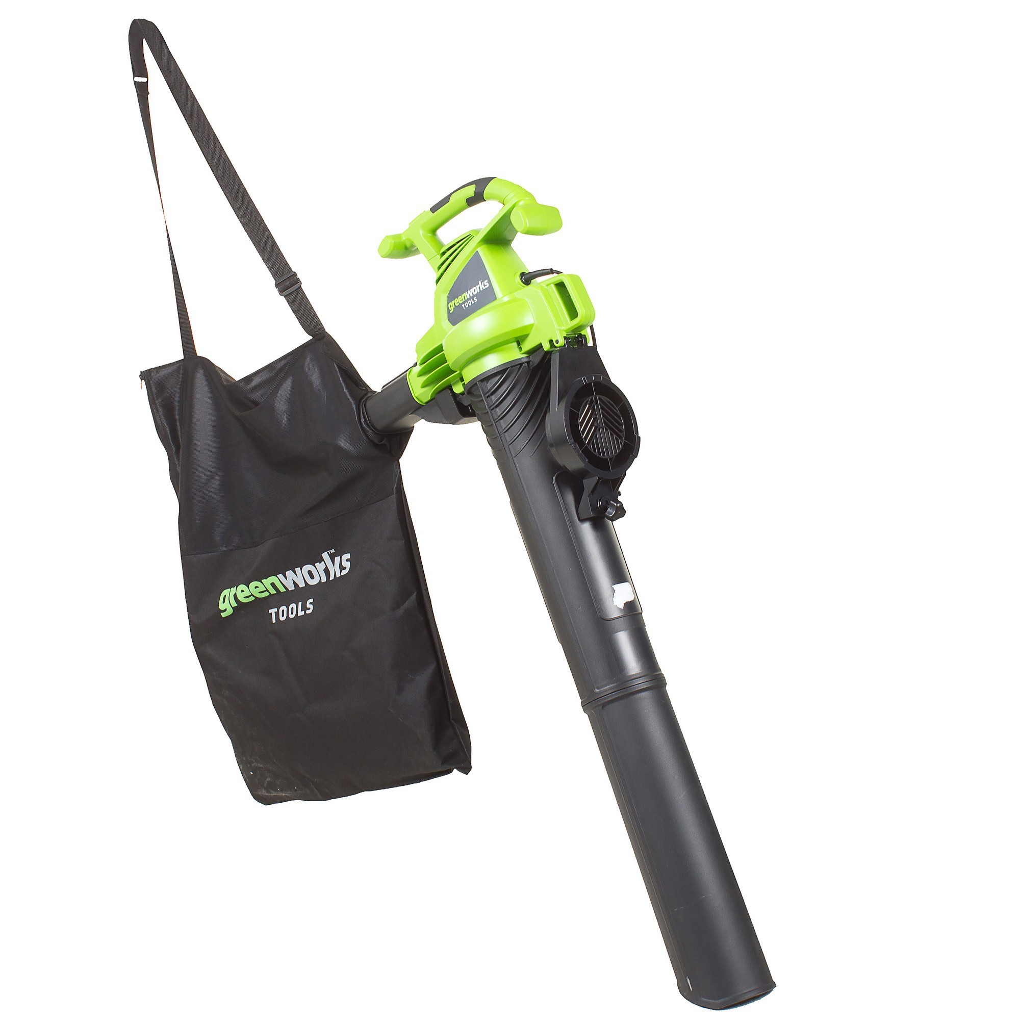 Изображение товара Электрическая садовая пылесос-воздуходувка Greenworks 2800 Вт