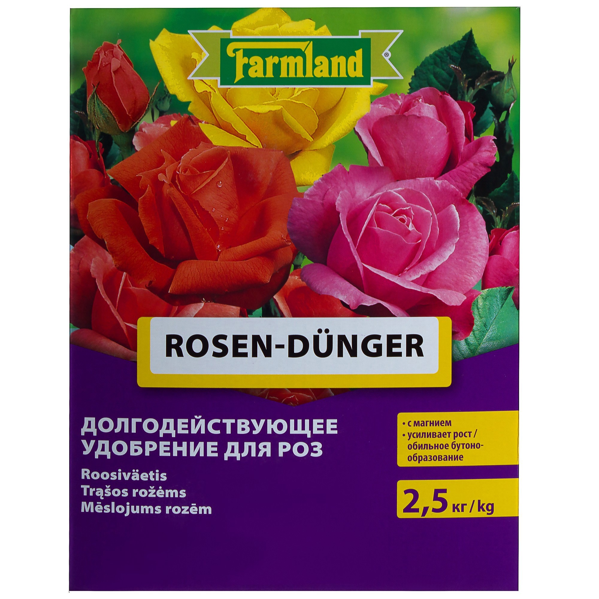 Изображение товара Удобрение для роз Farmland долгодействующее 2.5 кг