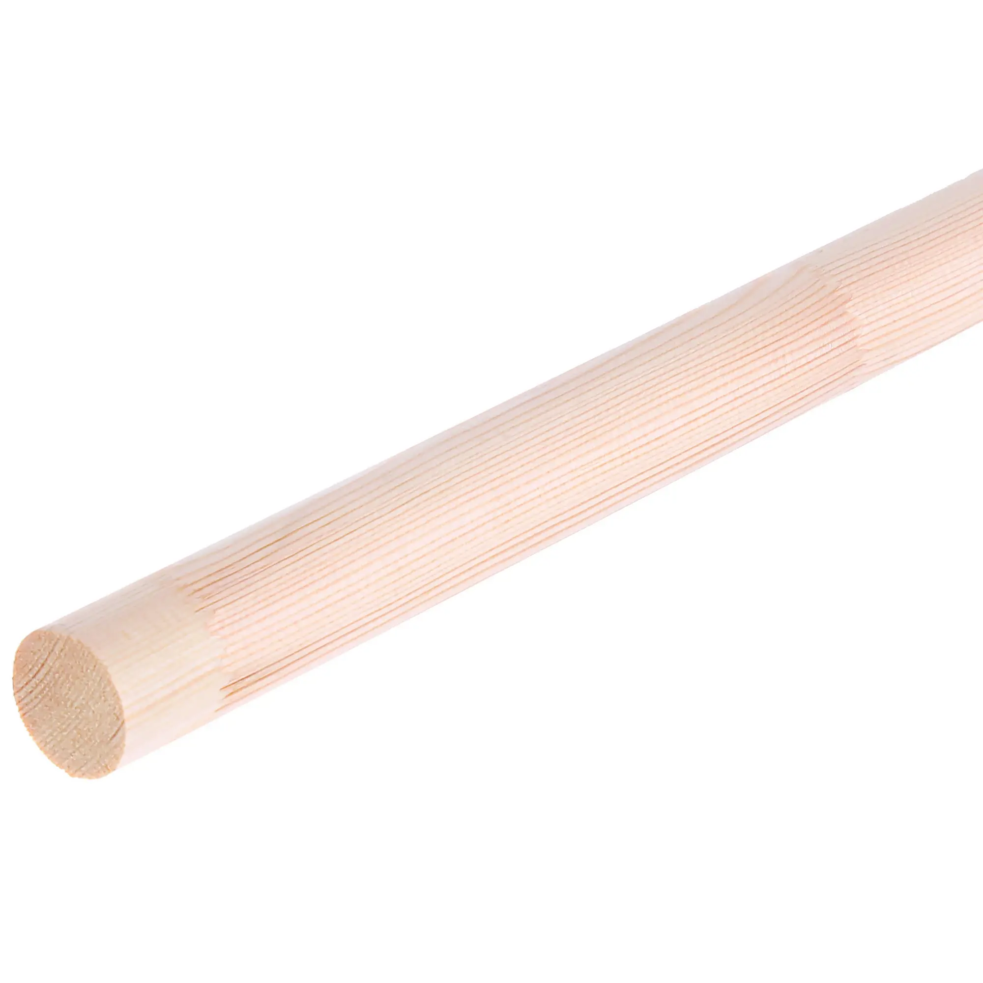 Круглый погонаж деревянный сращенный 28x2100-2200 мм хвоя Экстра