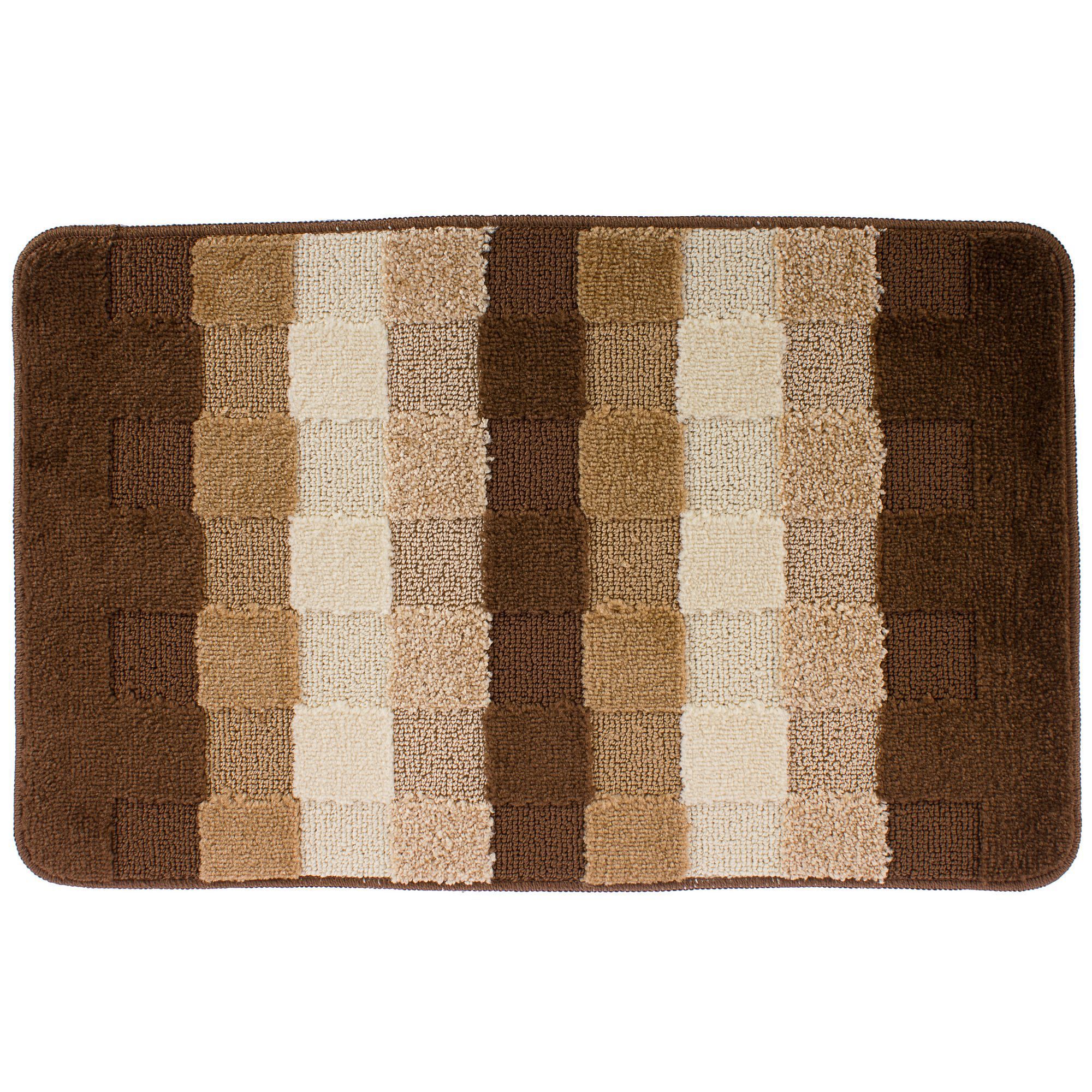 Изображение товара Коврик для ванной комнаты «Marathon» 50х80 см цвет бежевый